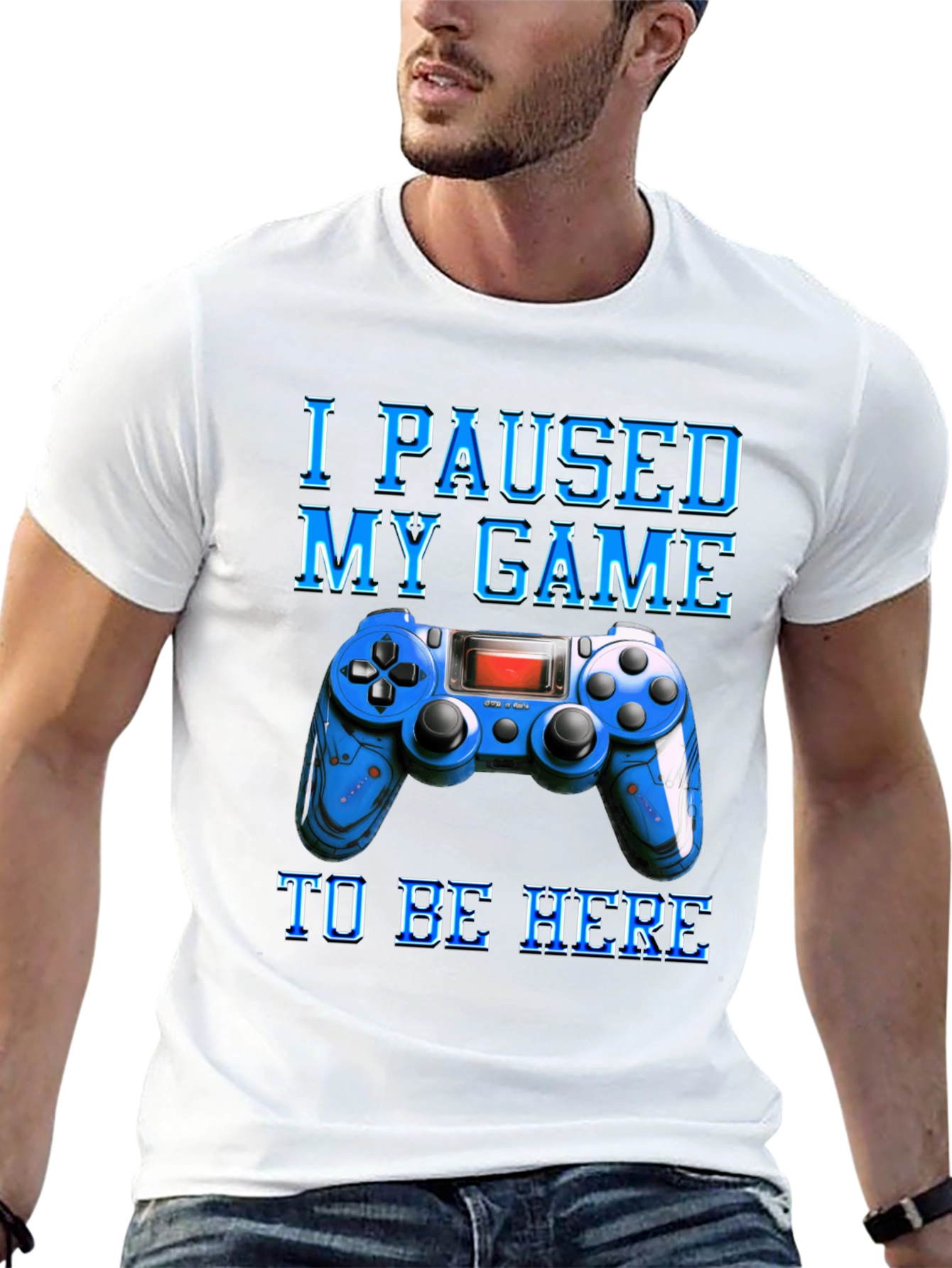 I Paused My Game Gamer T-Shirt