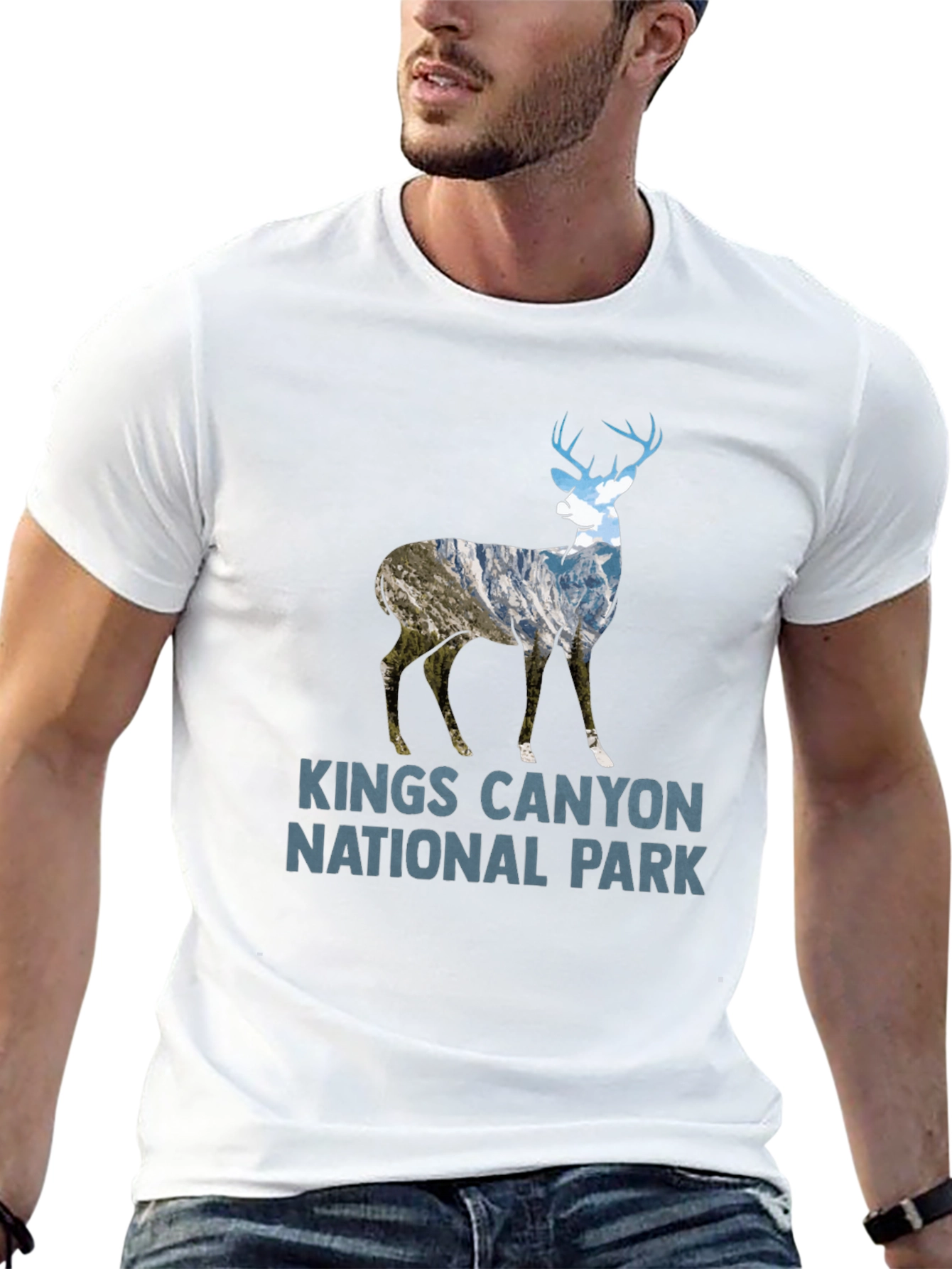 Kings Canyon National Park Deer Graphic T-Shirt