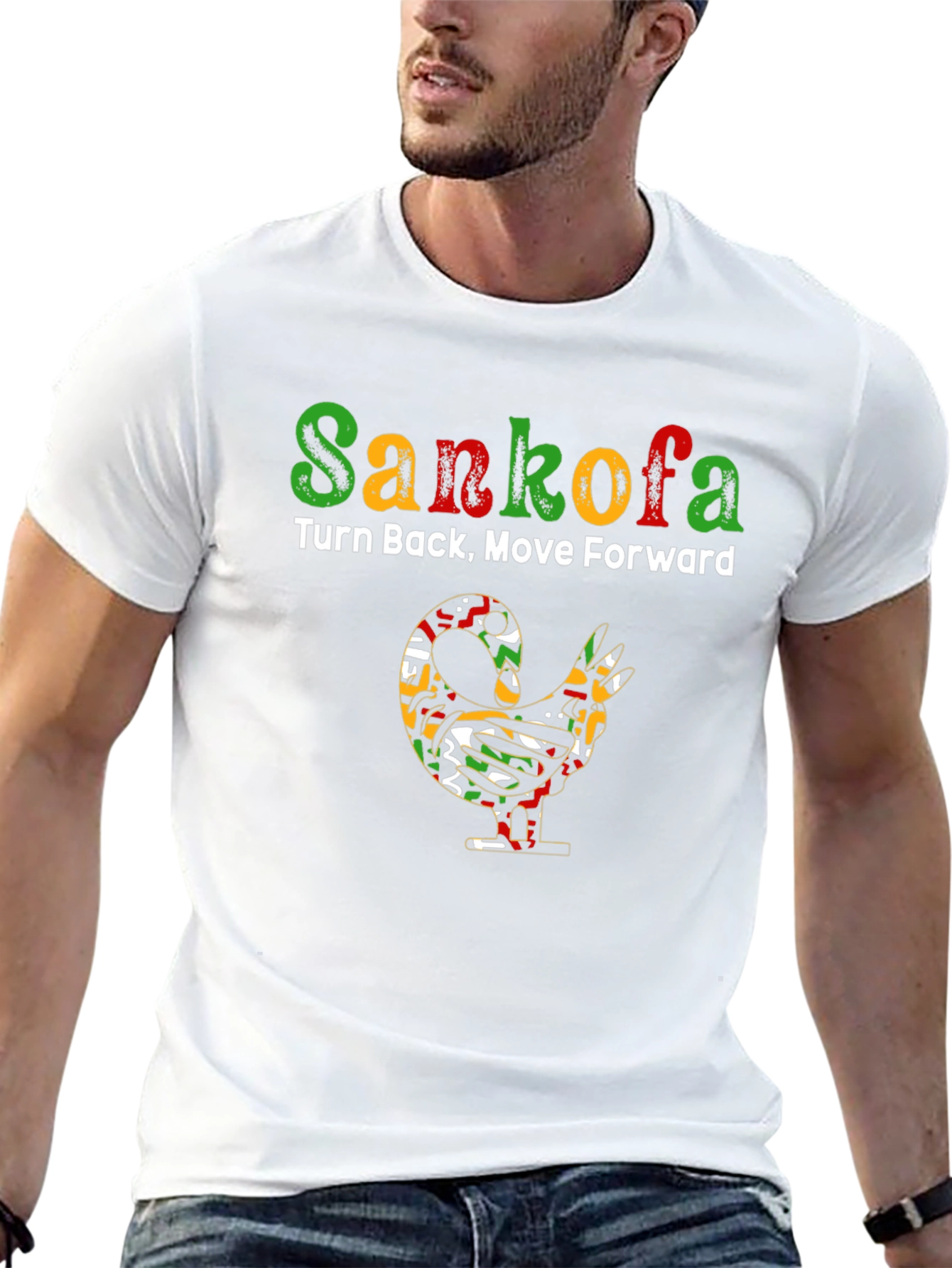 Sankofa T-Shirt - Turn Back Move Forward