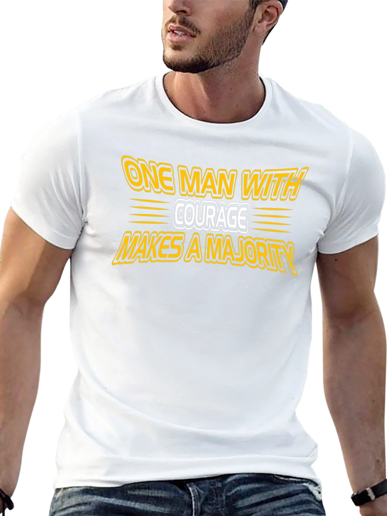 Courage Makes a Majority Graphic Tee