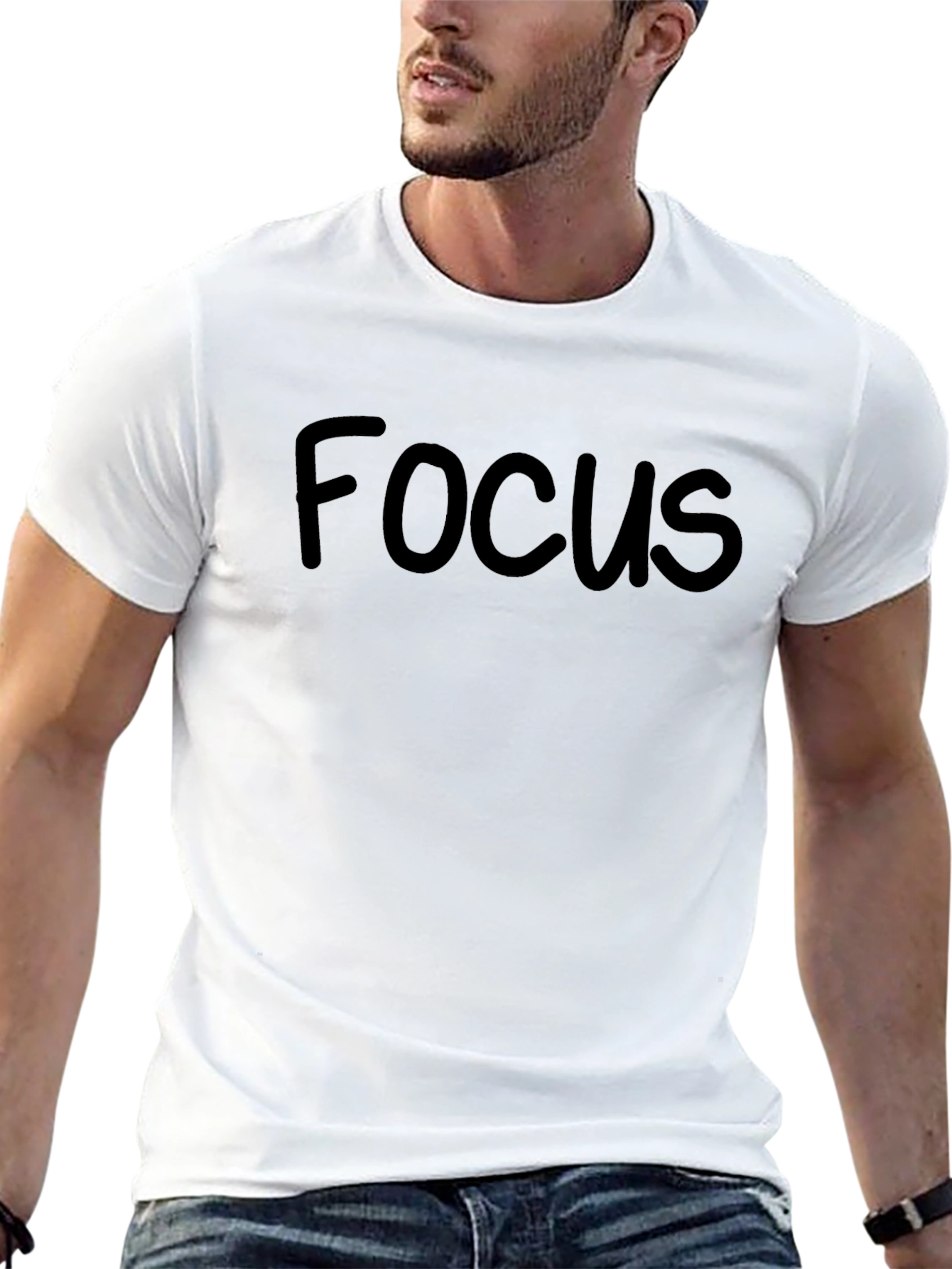 Focus Black T-Shirt