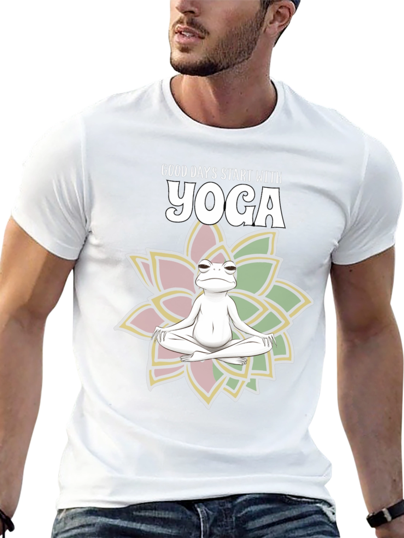 Yoga Frog T-Shirt - Good Days Start With Yoga