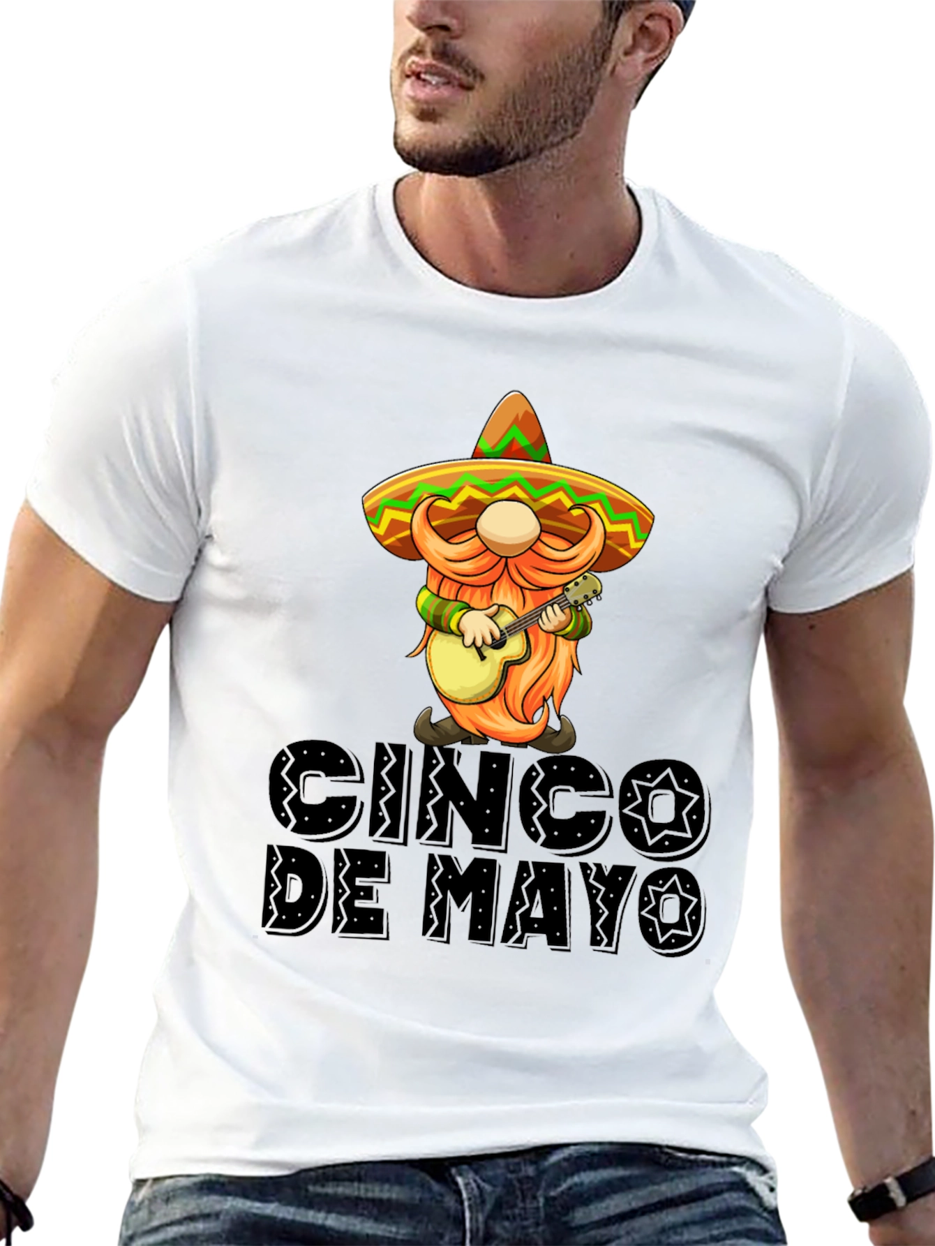 Cinco De Mayo Gnome Graphic Tee