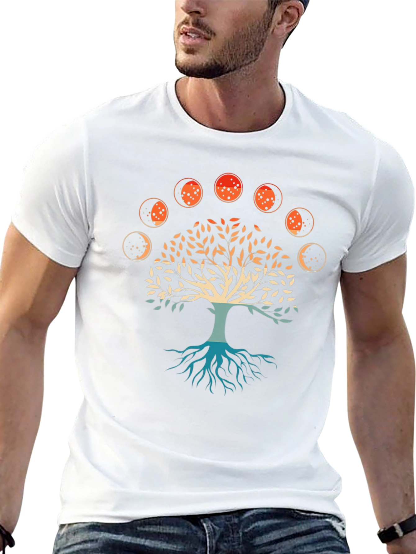 Tree of Life Moon Phases Graphic Tee