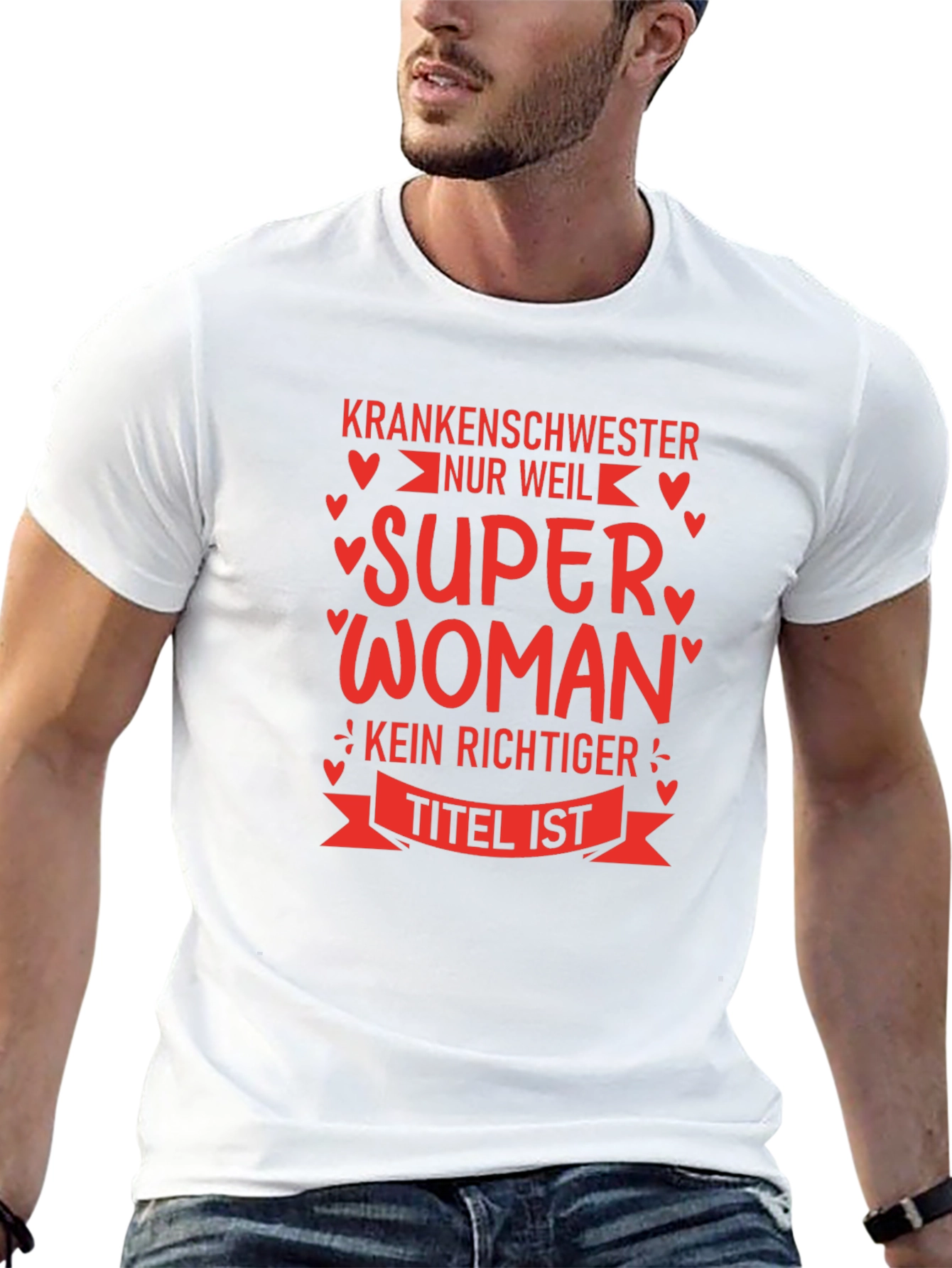 Krankenschwester Super Woman T-Shirt