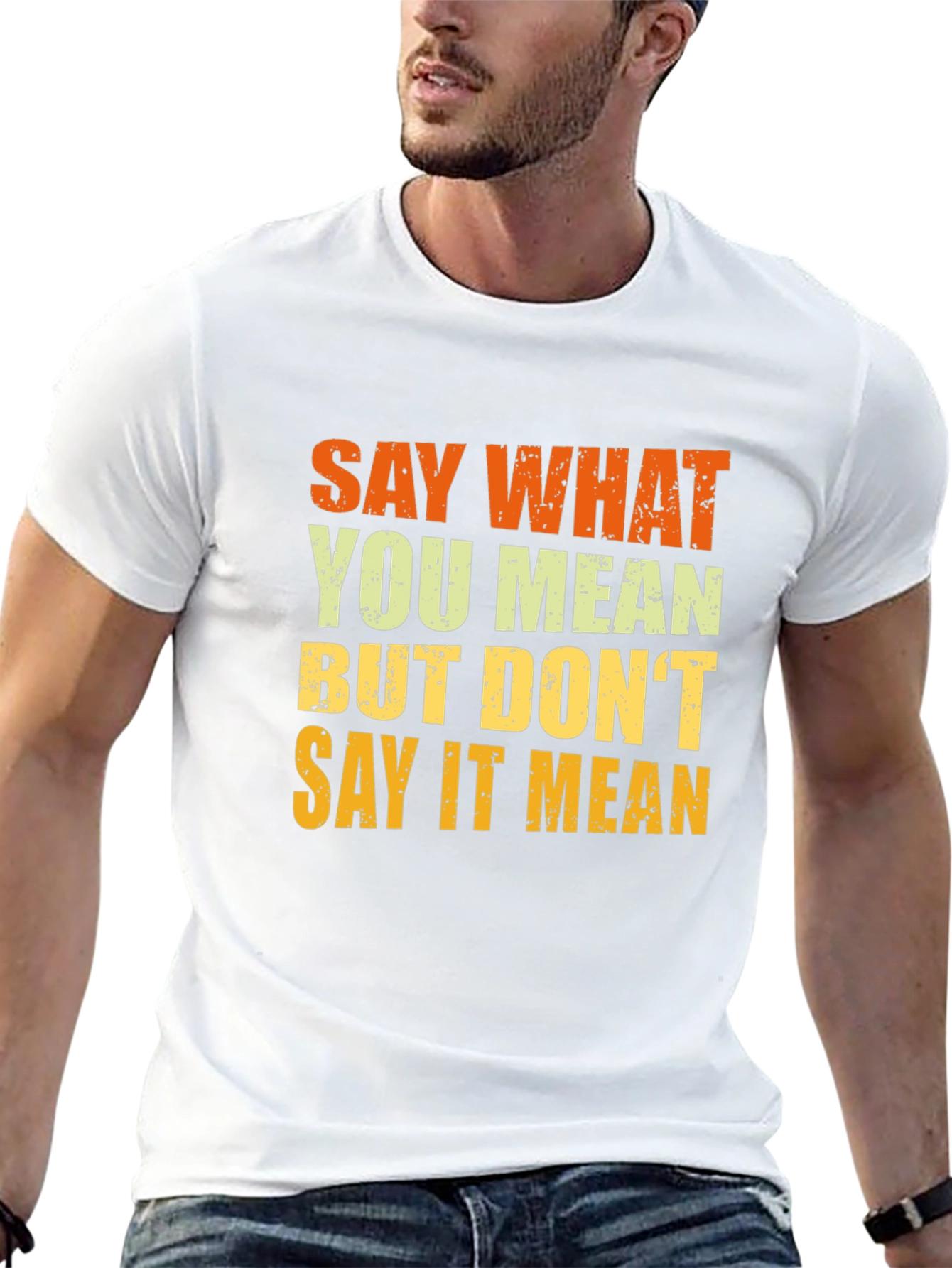 Say What You Mean T-Shirt - Black