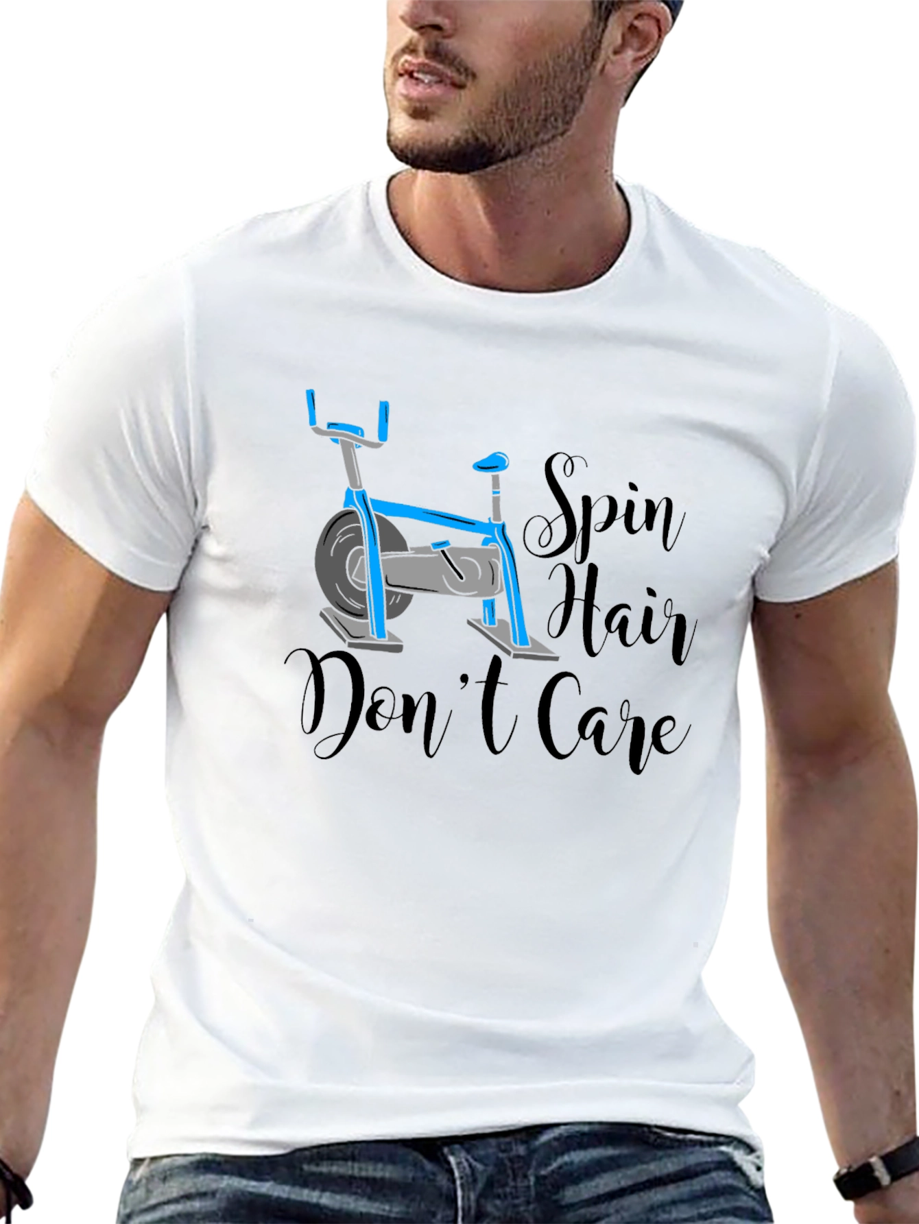 Spin Hair Dont Care T-Shirt