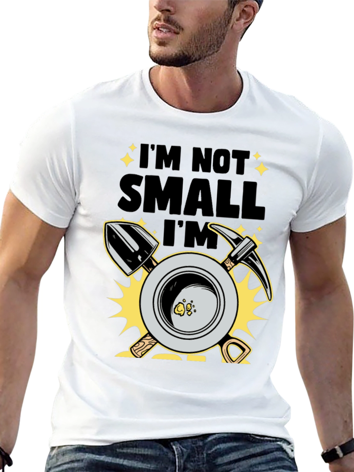 Im Not Small Im Gold T-Shirt