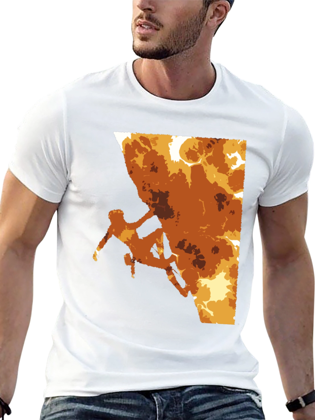 Climbing Silhouette Graphic T-Shirt - Adventure Ready