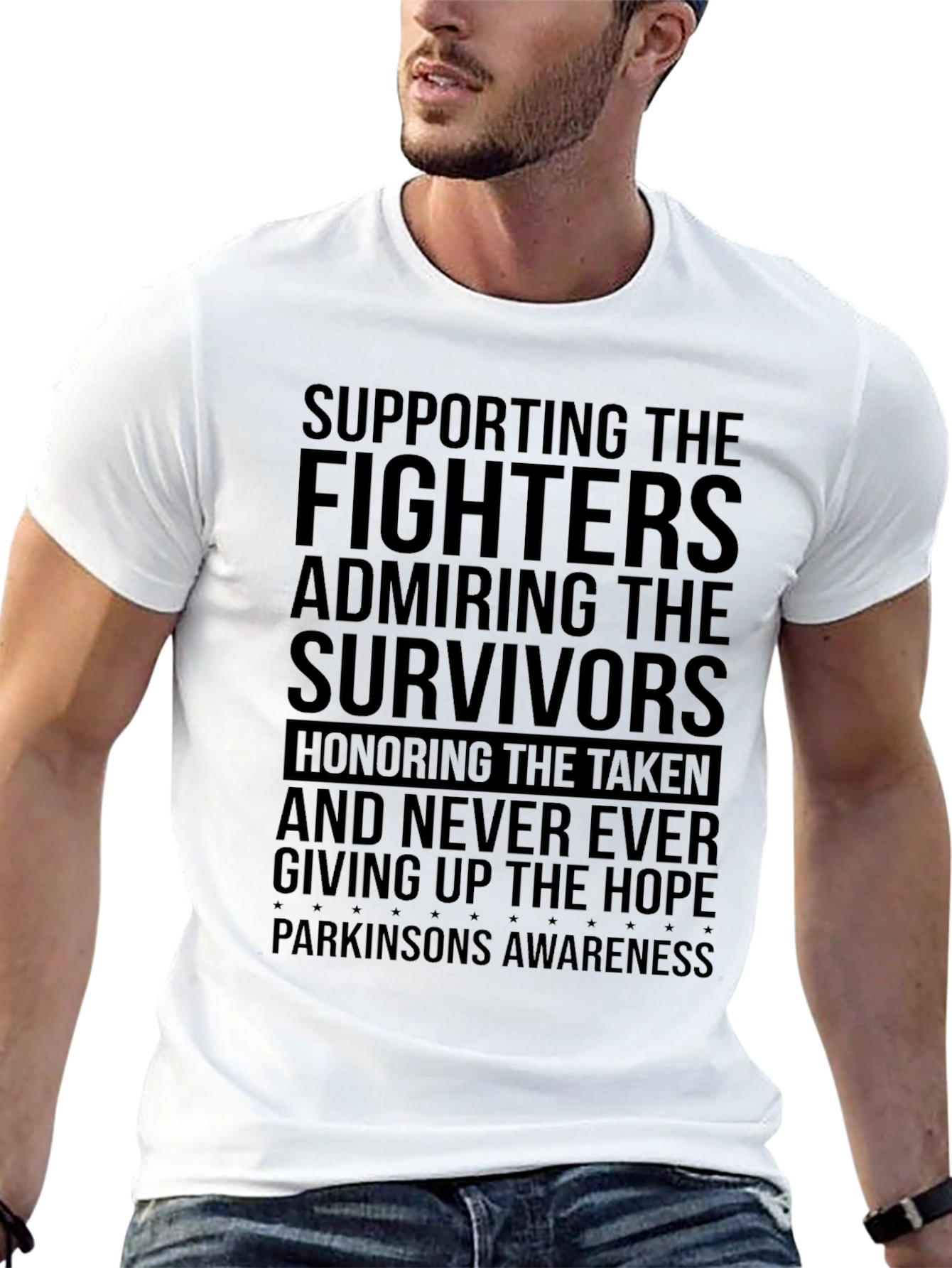 Parkinsons Awareness T-Shirt: Supporting Fighters