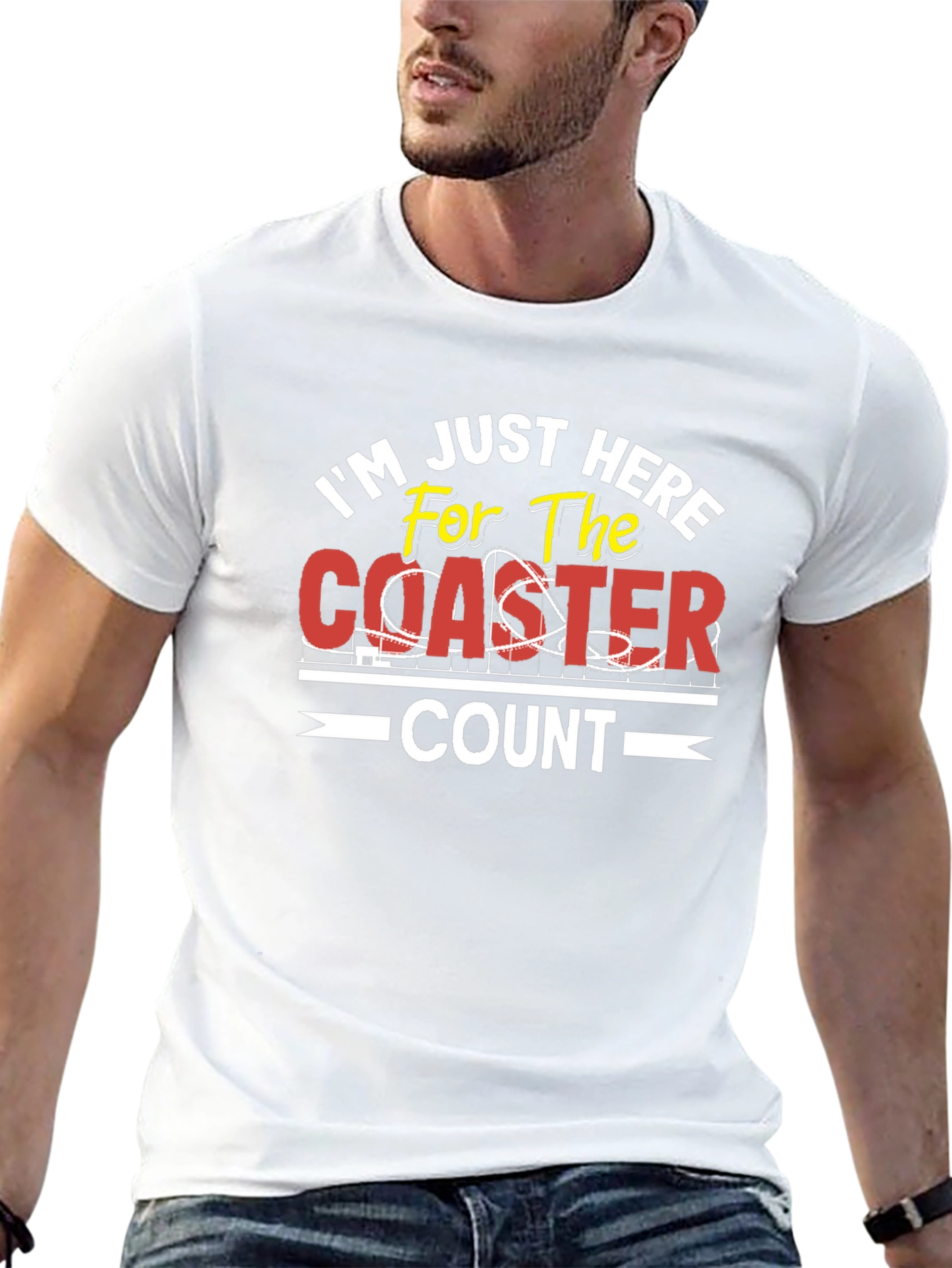 Coaster Count T-Shirt - Rollercoaster Enthusiast Tee
