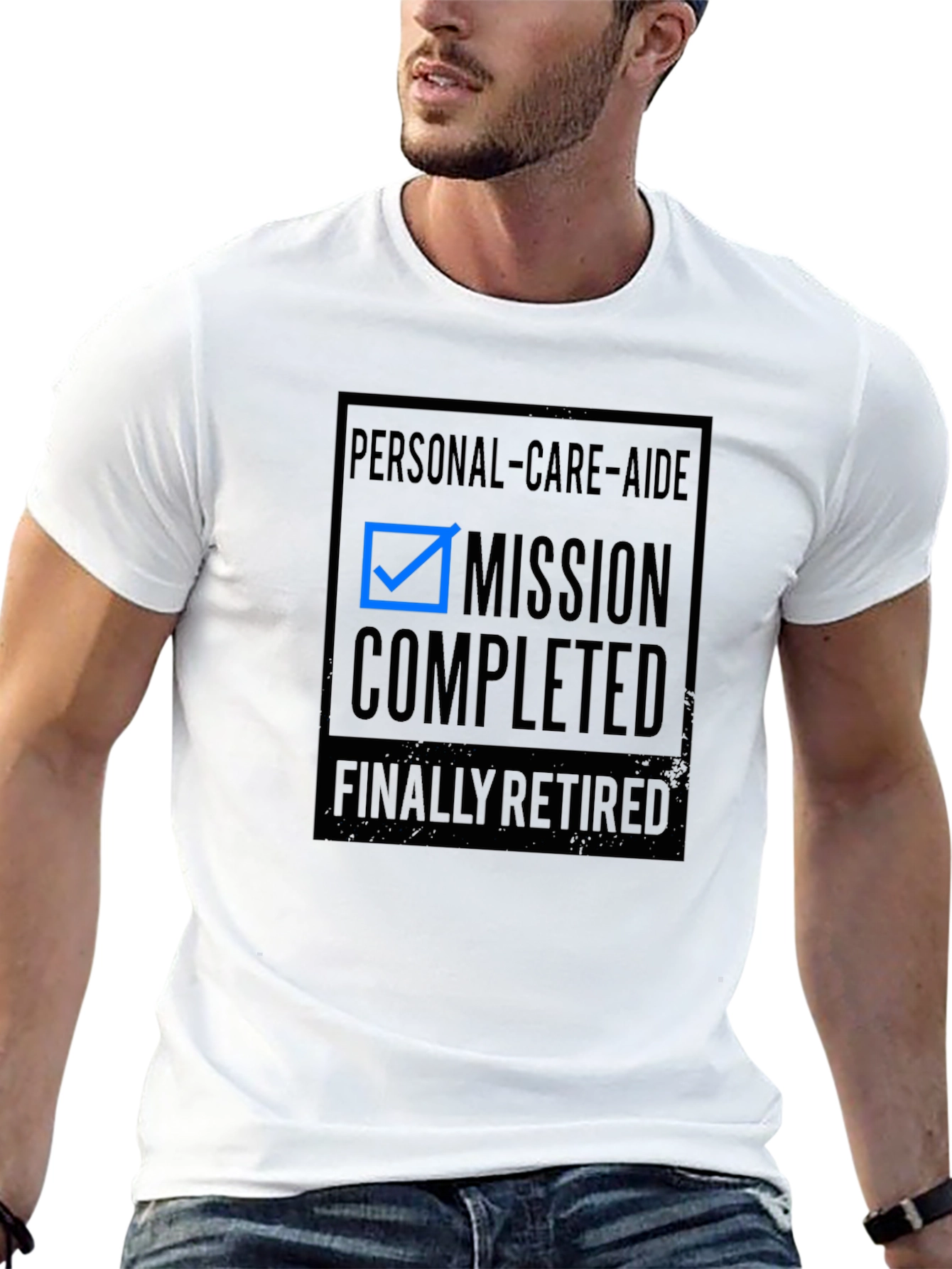 Personal-Care-Aide Retirement Mission Completed T-Shirt