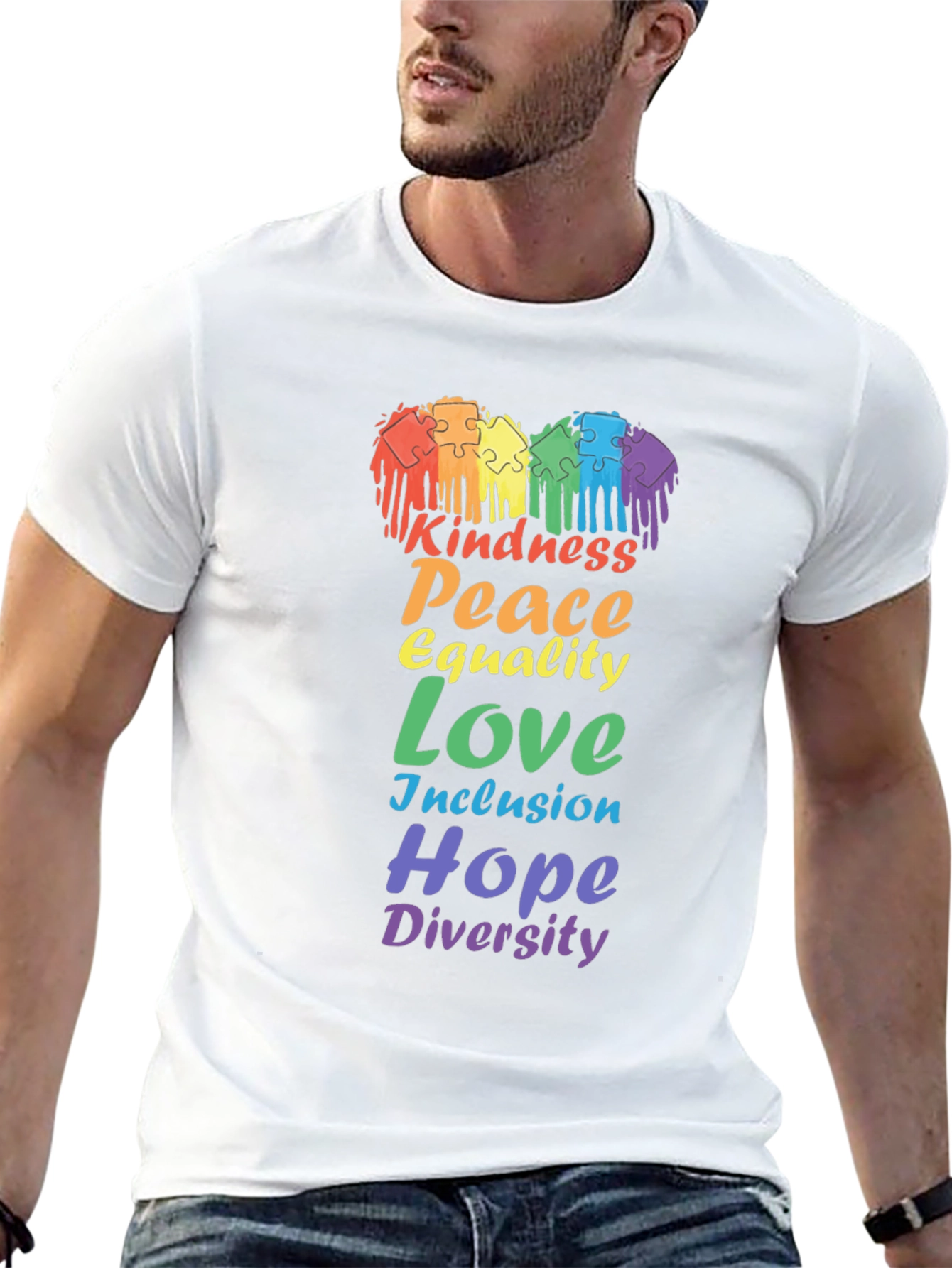 Kindness Peace Equality Love Diversity Pride T-Shirt