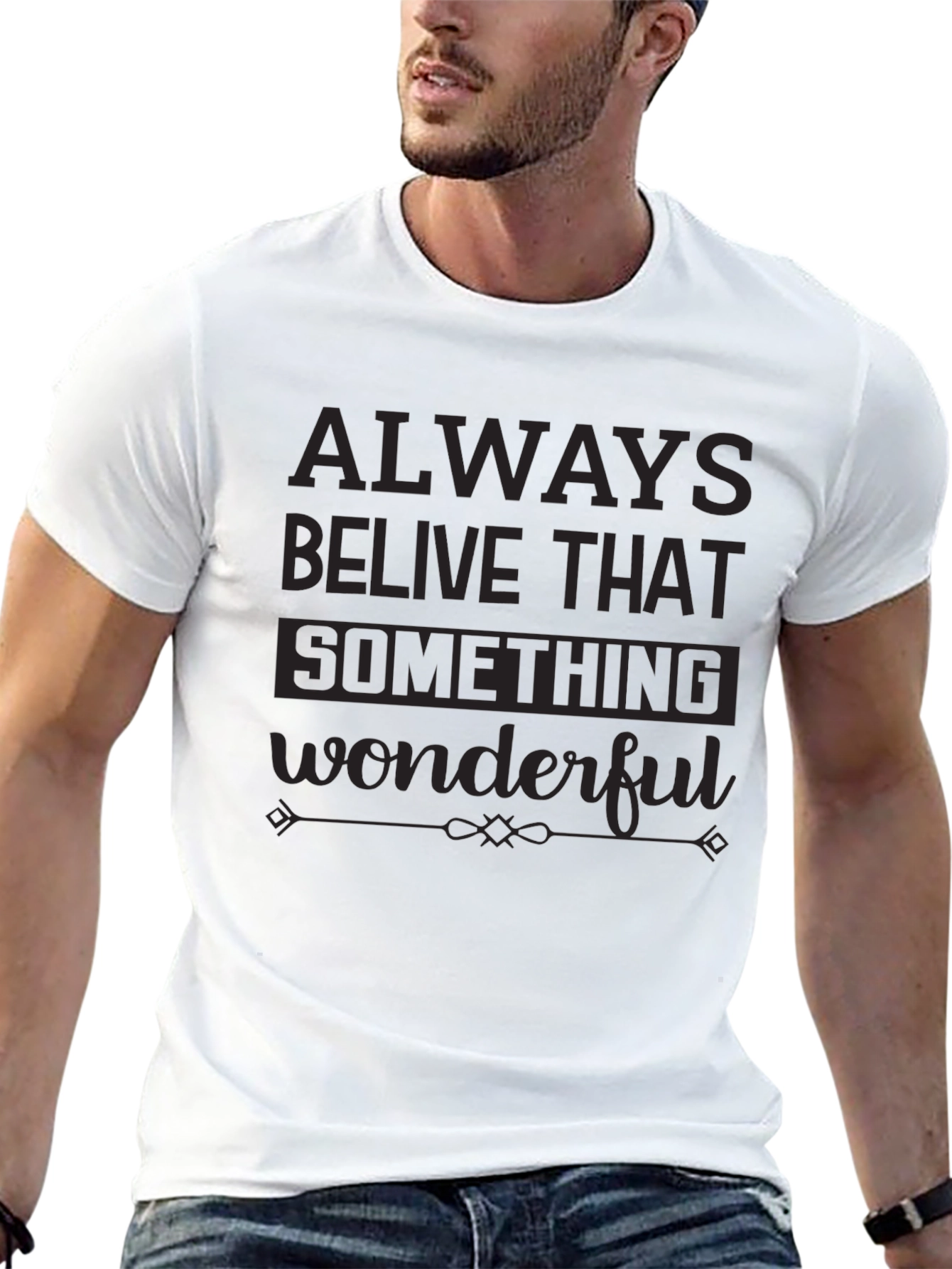 Always Believe Graphic Tee - Black