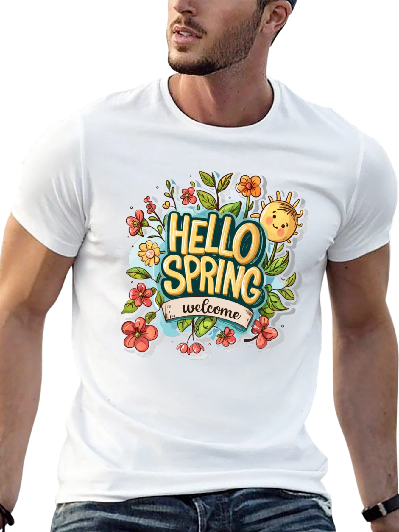 Hello Spring Graphic Tee