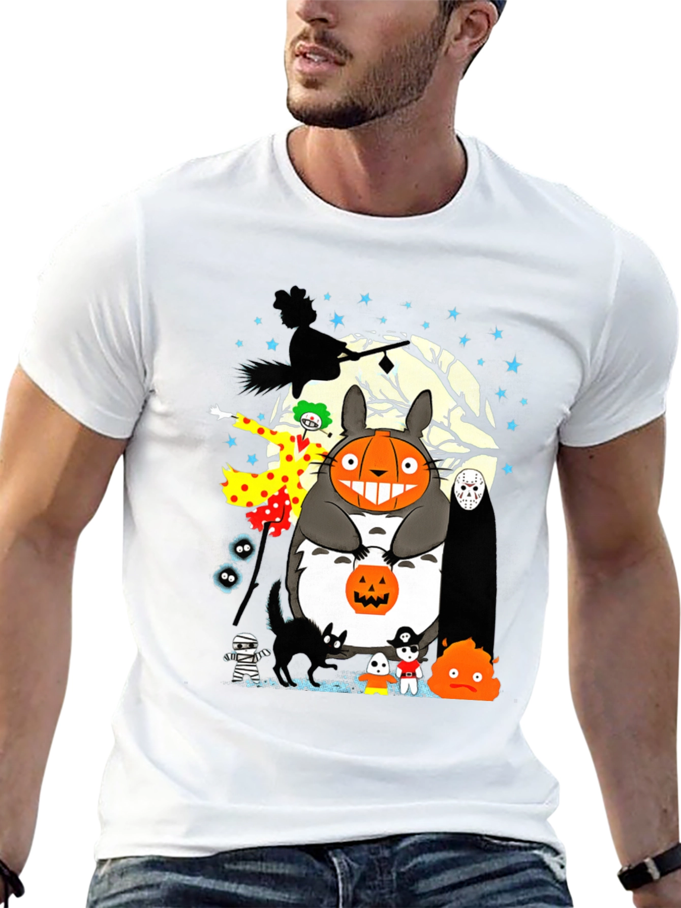 Halloween Totoro Graphic Tee