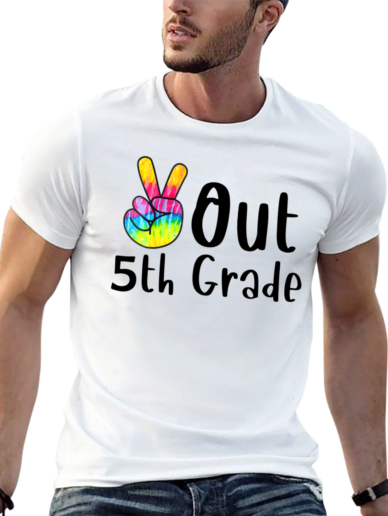 Peace Out 5th Grade Graduation T-Shirt