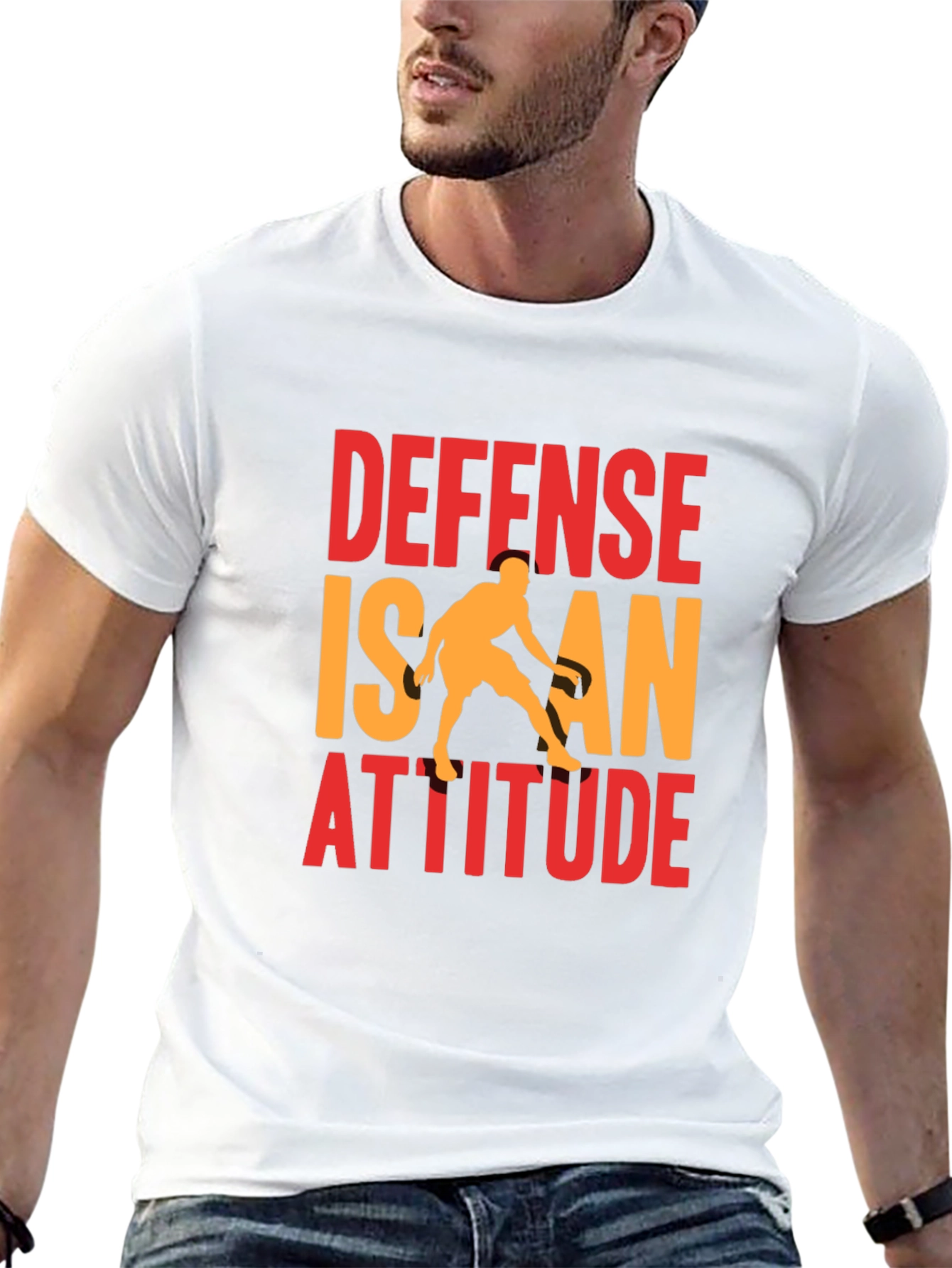 Defense is an Attitude Graphic Tee - Basketball