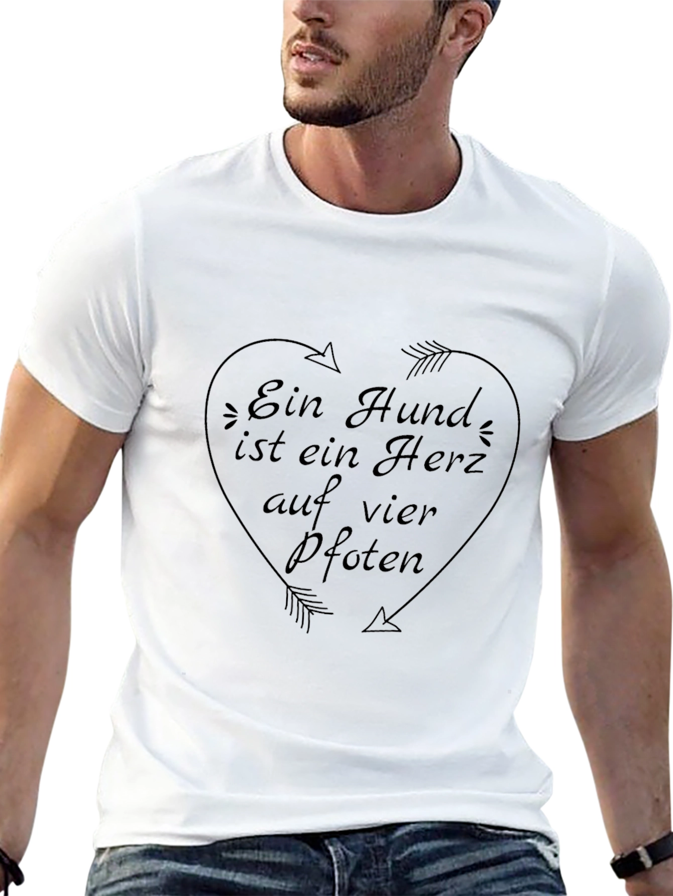 Ein Hund ist ein Herz T-Shirt