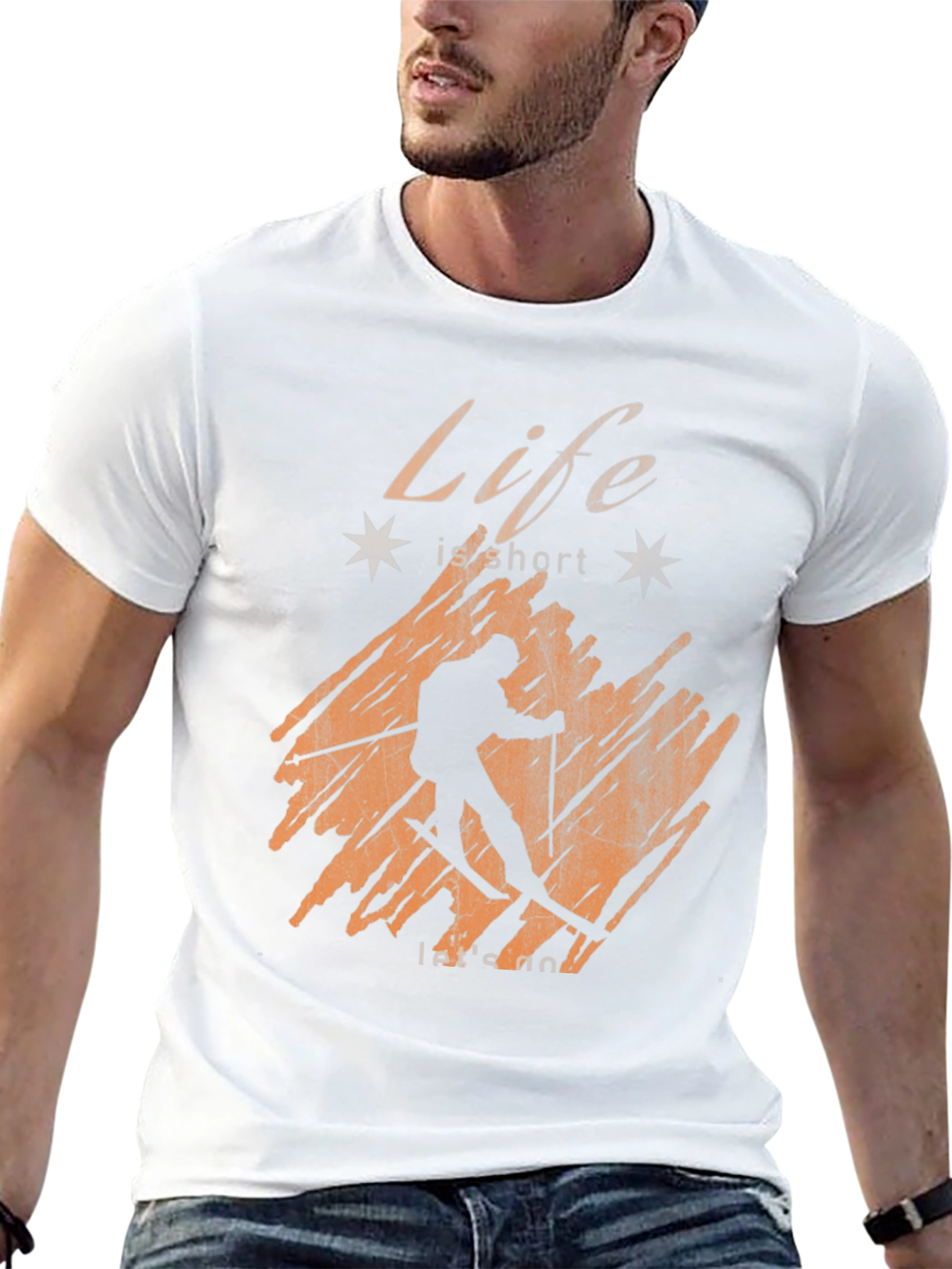 Life is Short Ski T-Shirt - Unisex