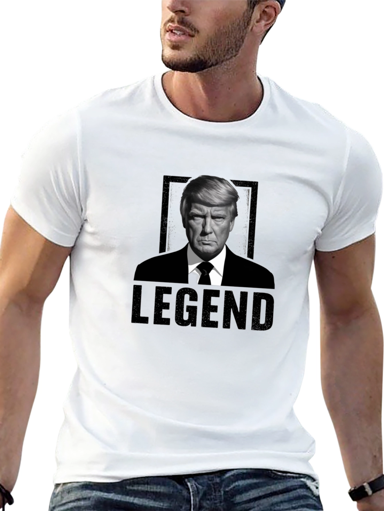 Legend Trump Graphic T-Shirt - Black