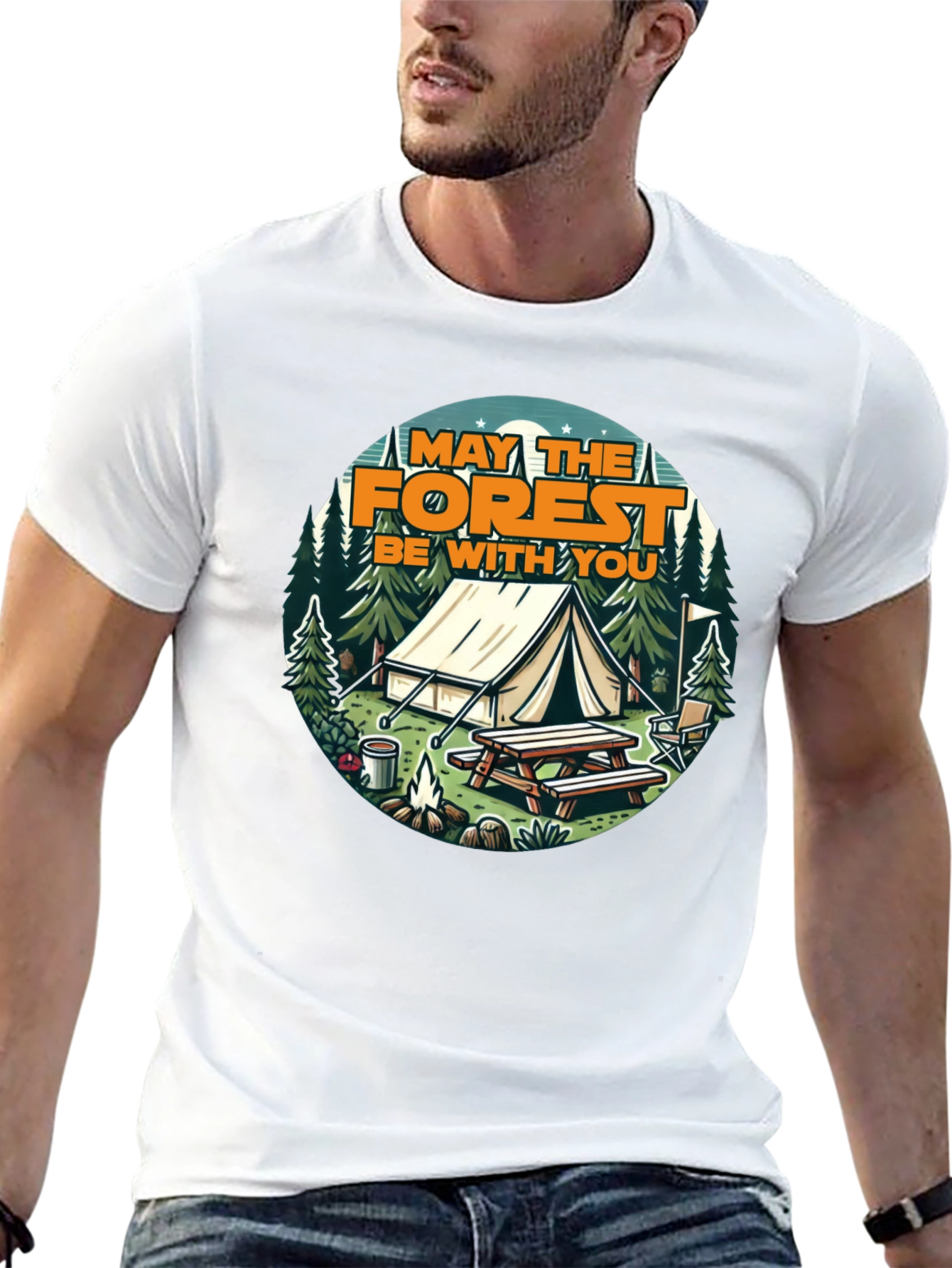 May The Forest Be With You Graphic T-Shirt