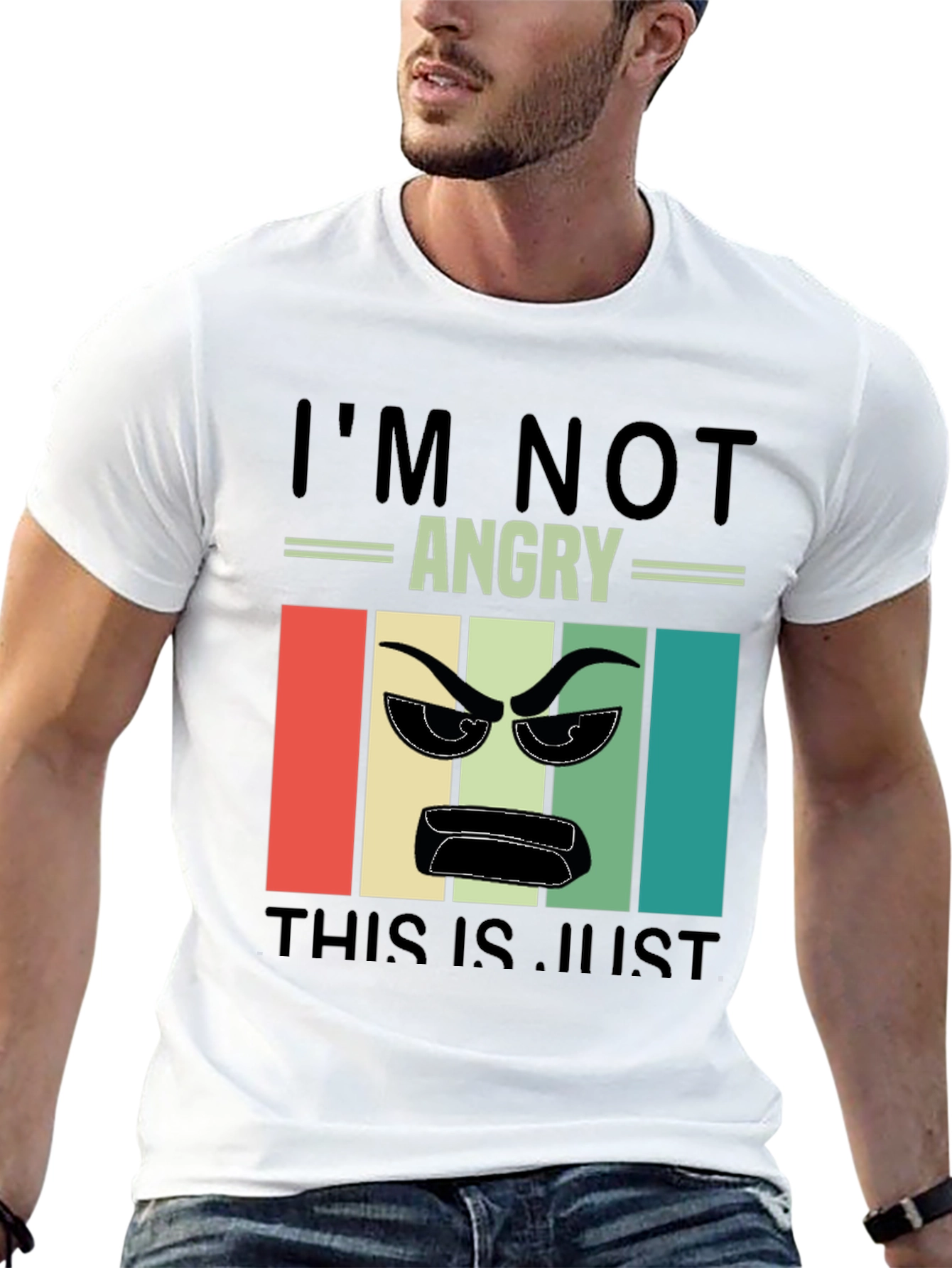 Im Not Angry T-Shirt - Retro Design