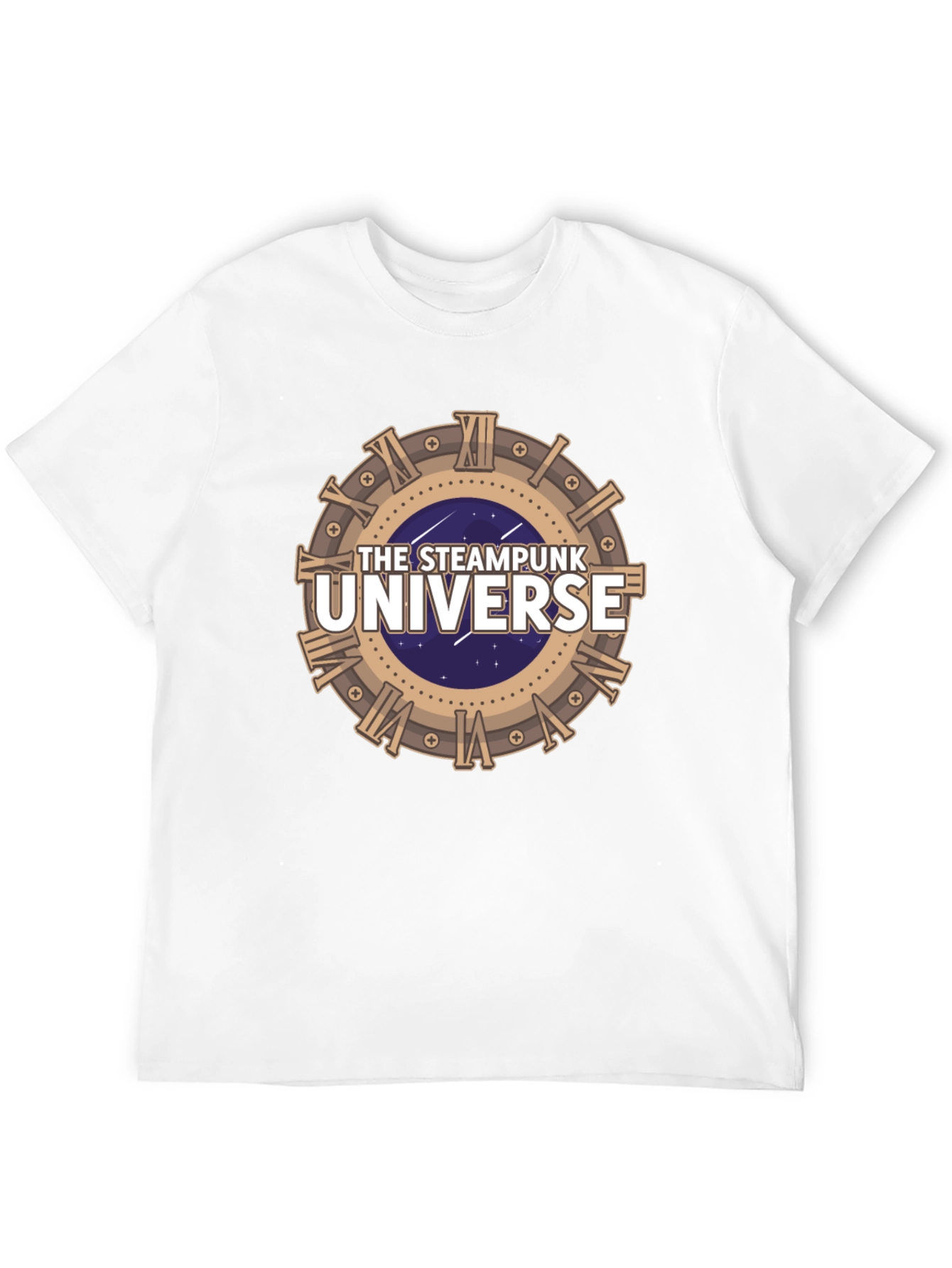 Steampunk Universe Graphic Tee - Black