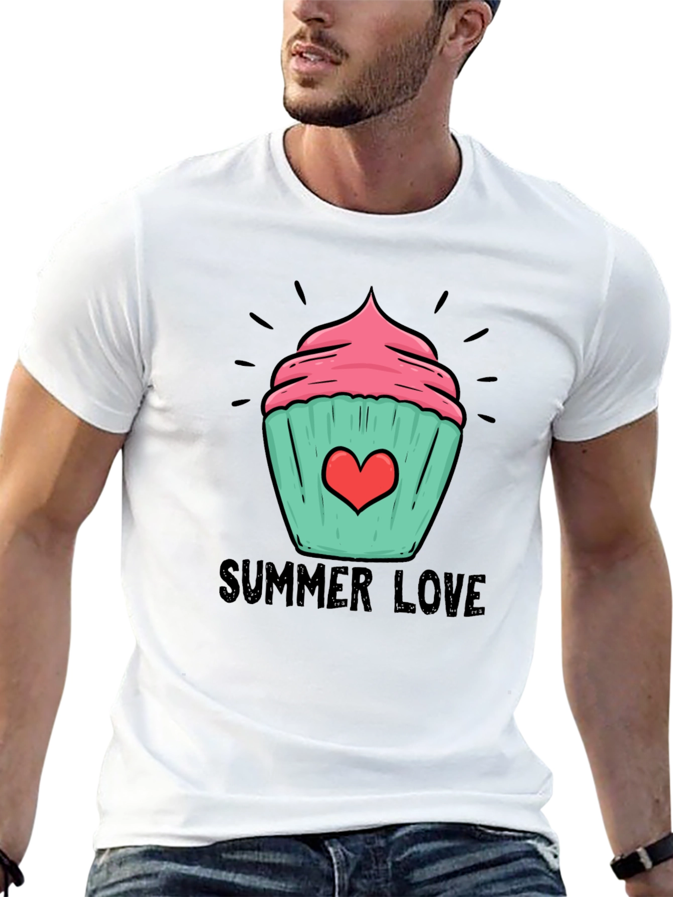 Summer Love Cupcake Graphic Tee