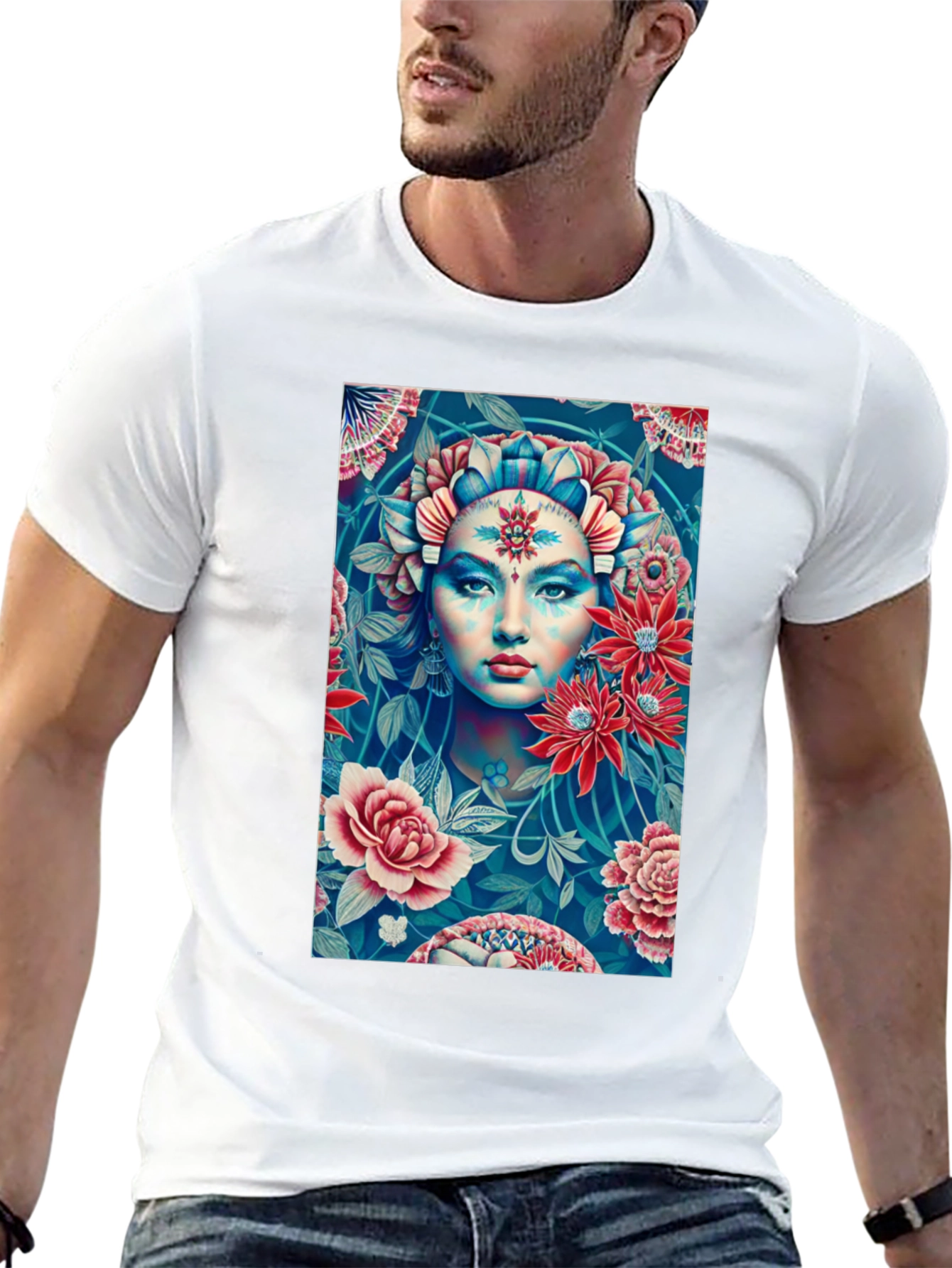 Floral Goddess Graphic Tee
