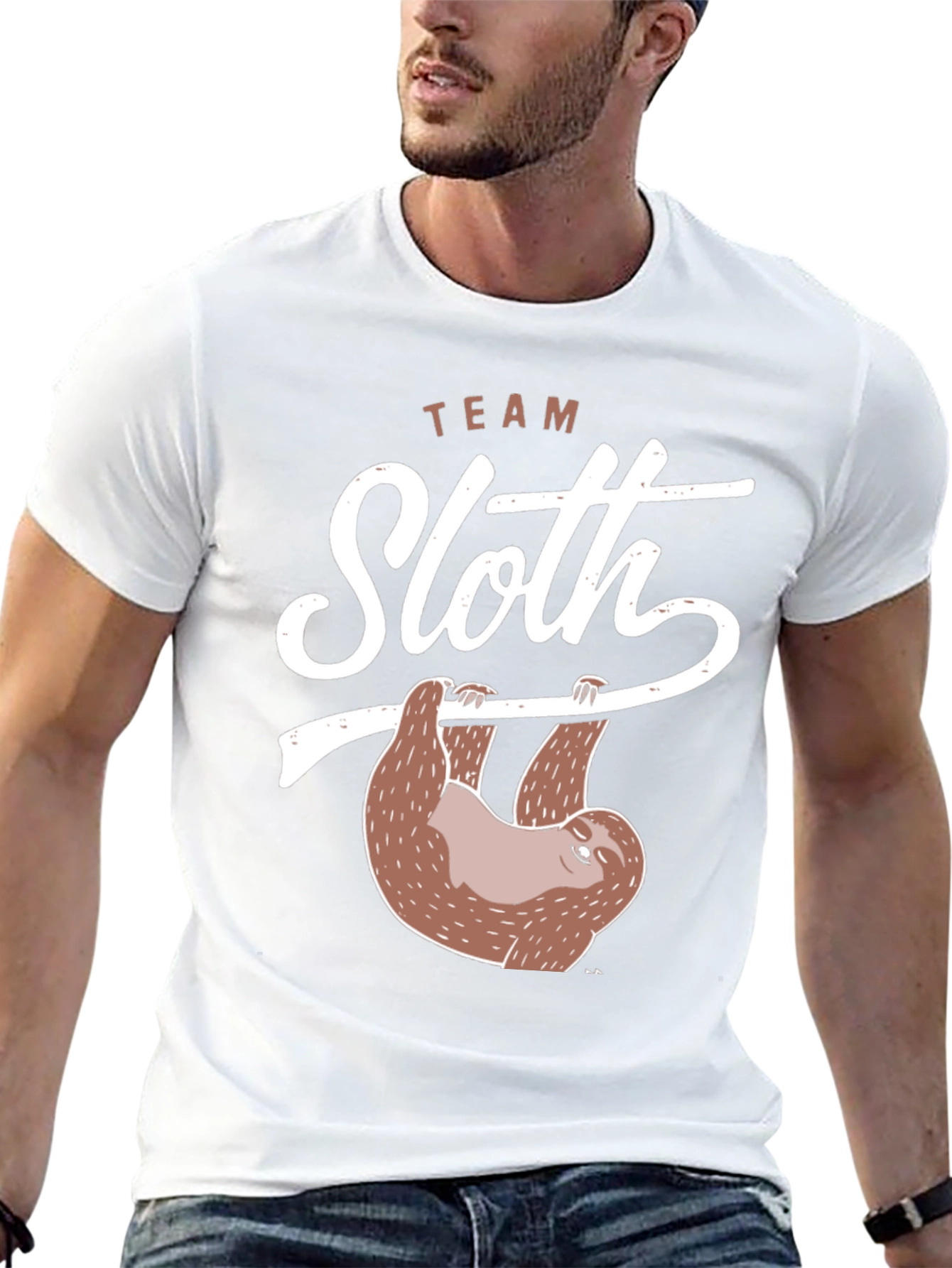 Team Sloth Graphic T-Shirt - Funny & Relaxed Style