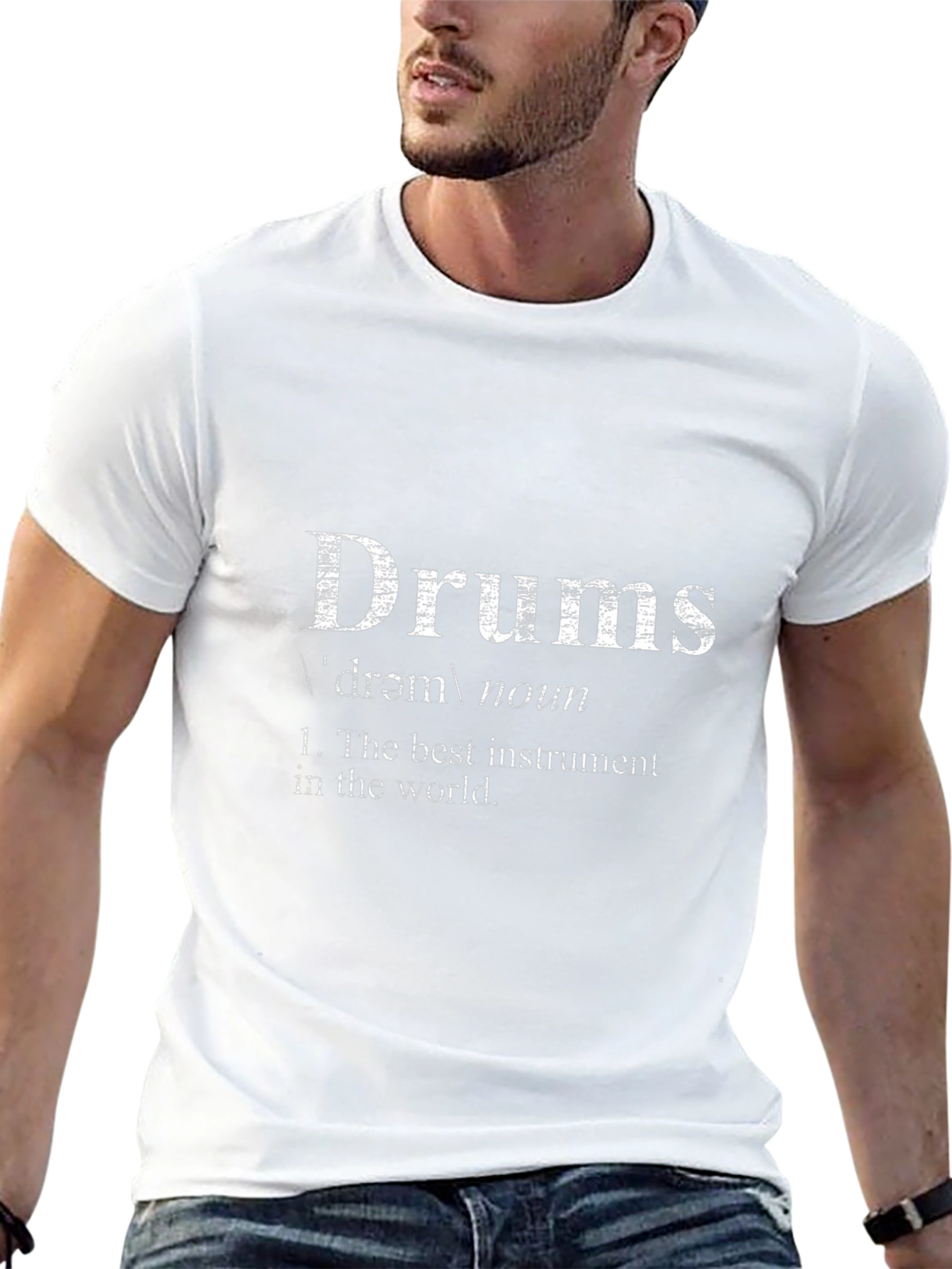 Drums Definition T-Shirt - Musicians Humor Tee