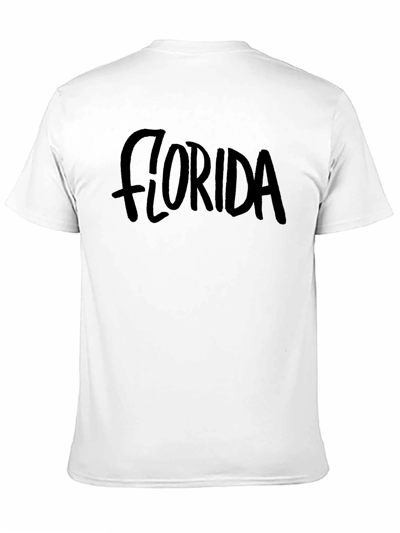 Florida Graphic Print Black T-Shirt
