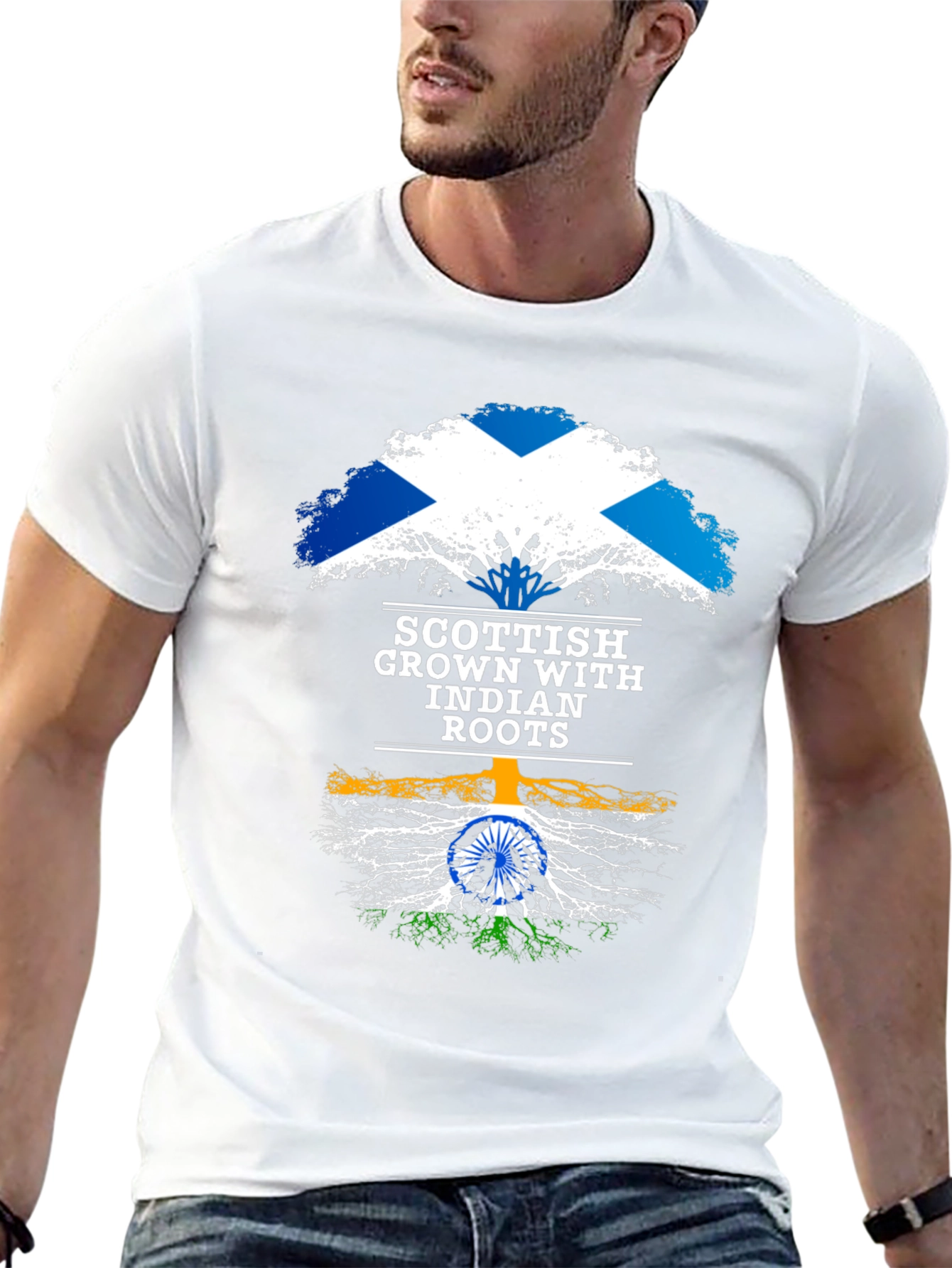 Scottish Grown with Indian Roots T-Shirt