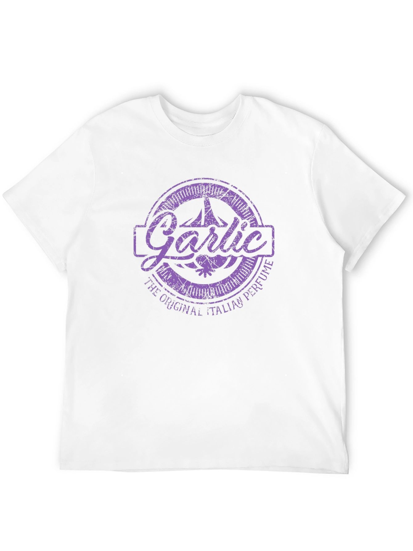Garlic Perfume Graphic Tee - Novelty T-Shirt