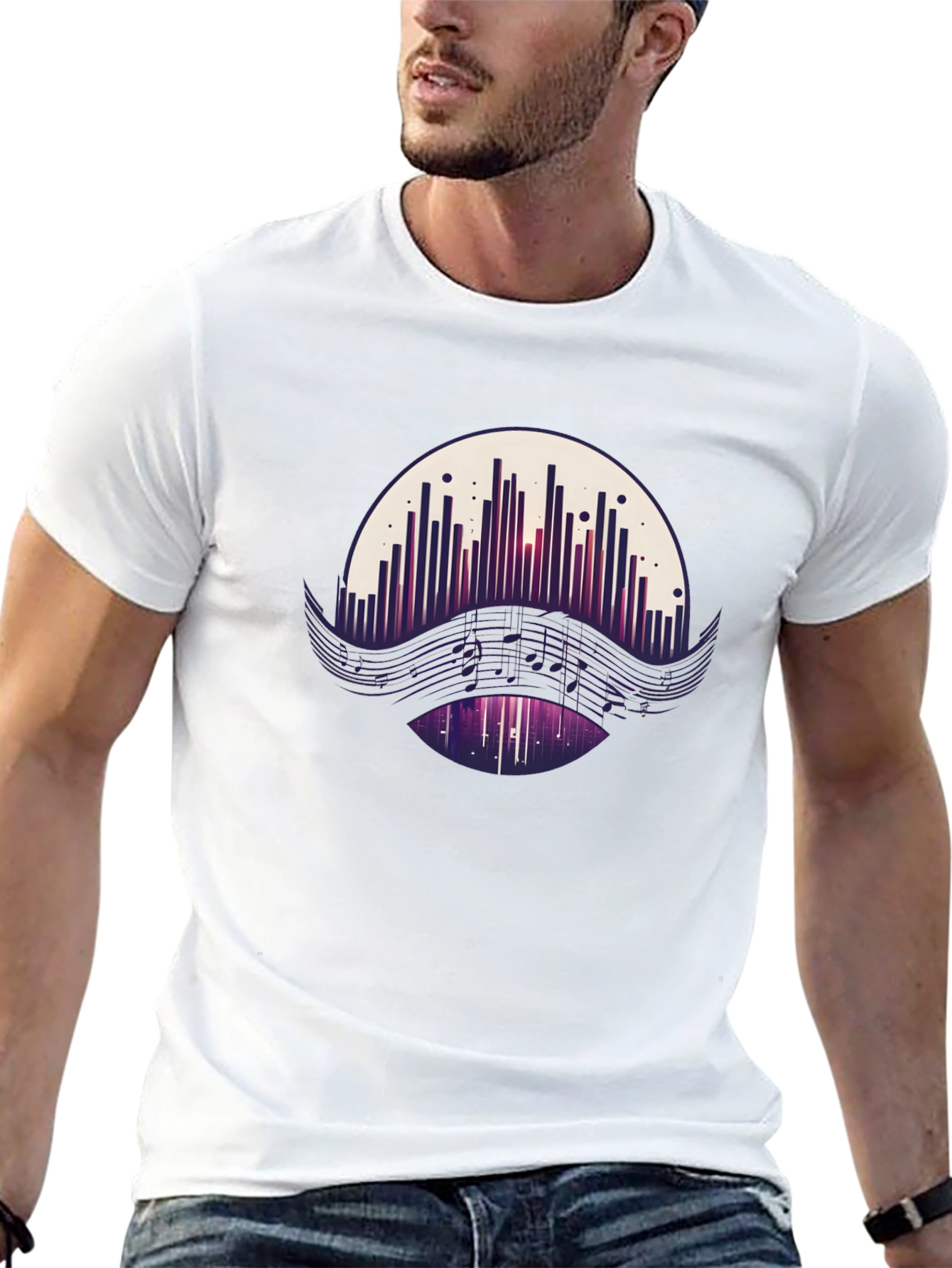 Abstract Music City T-Shirt