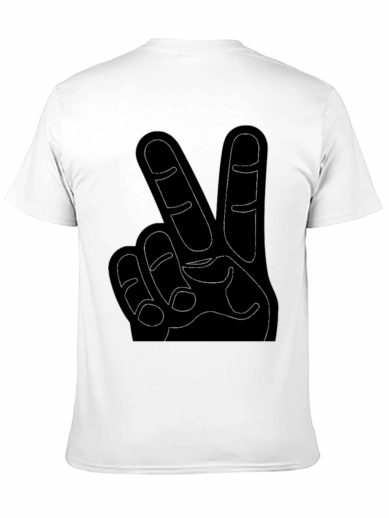 Peace Sign Black T-Shirt