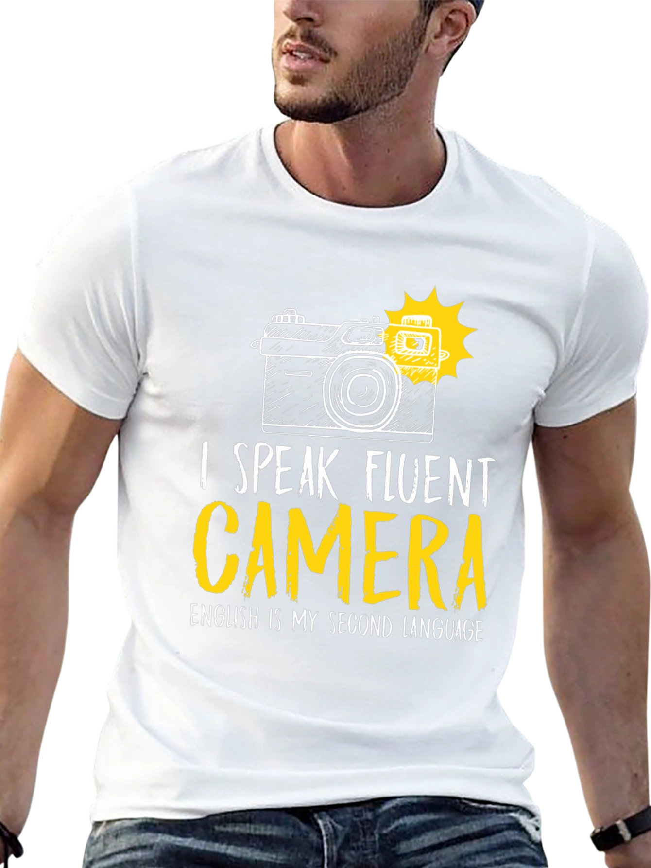 I Speak Fluent Camera Graphic T-Shirt