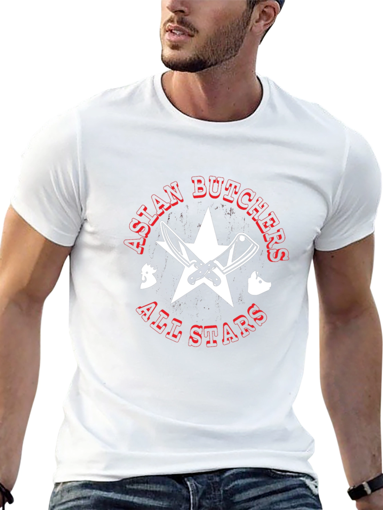 Asian Butchers All Stars Black T-Shirt