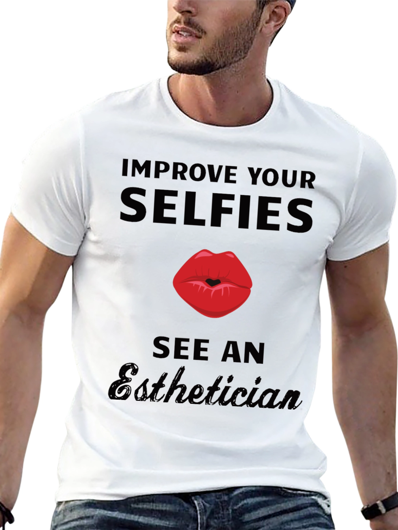Improve Your Selfies Esthetician Graphic Tee