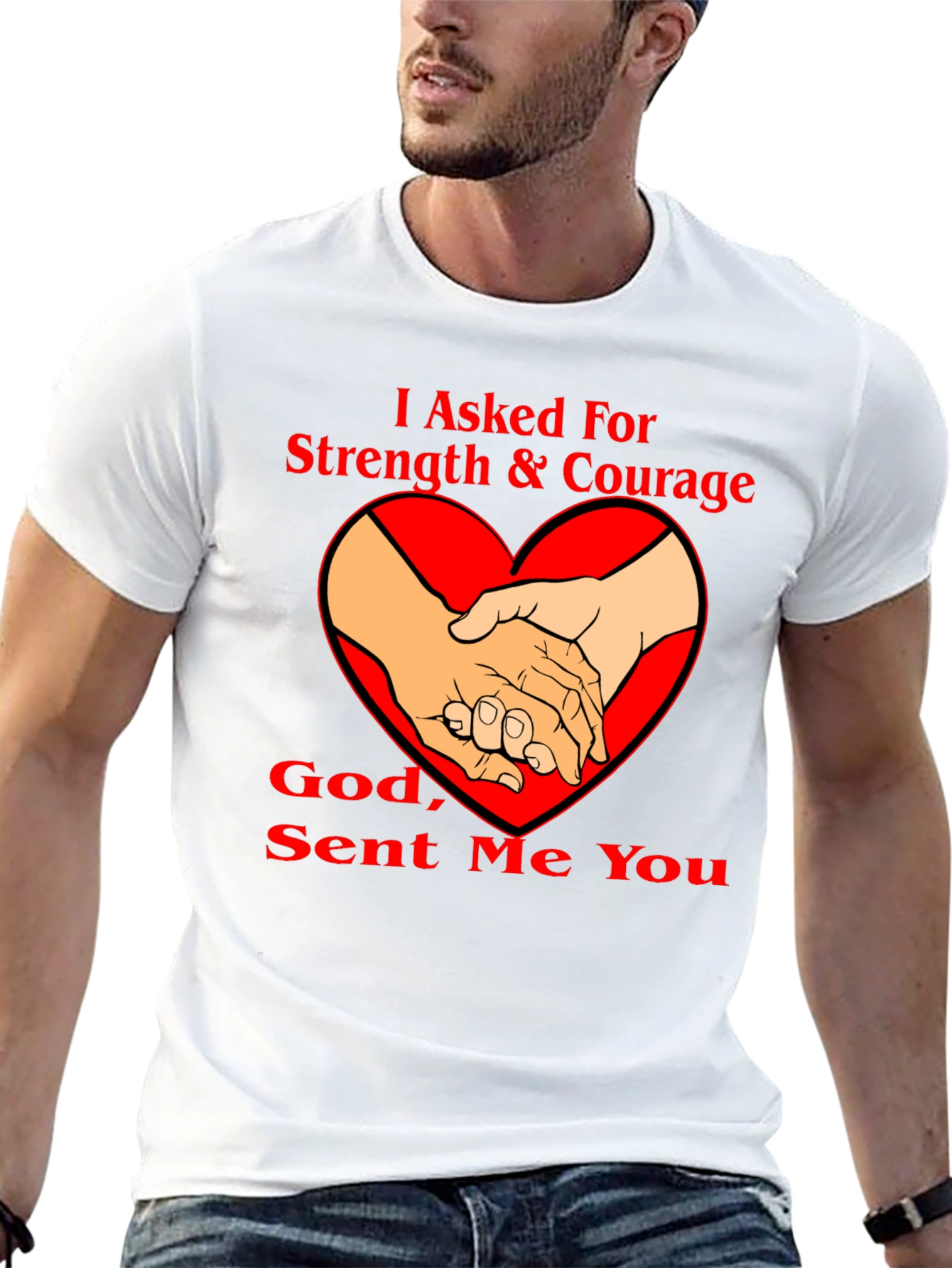 Strength & Courage Graphic T-Shirt