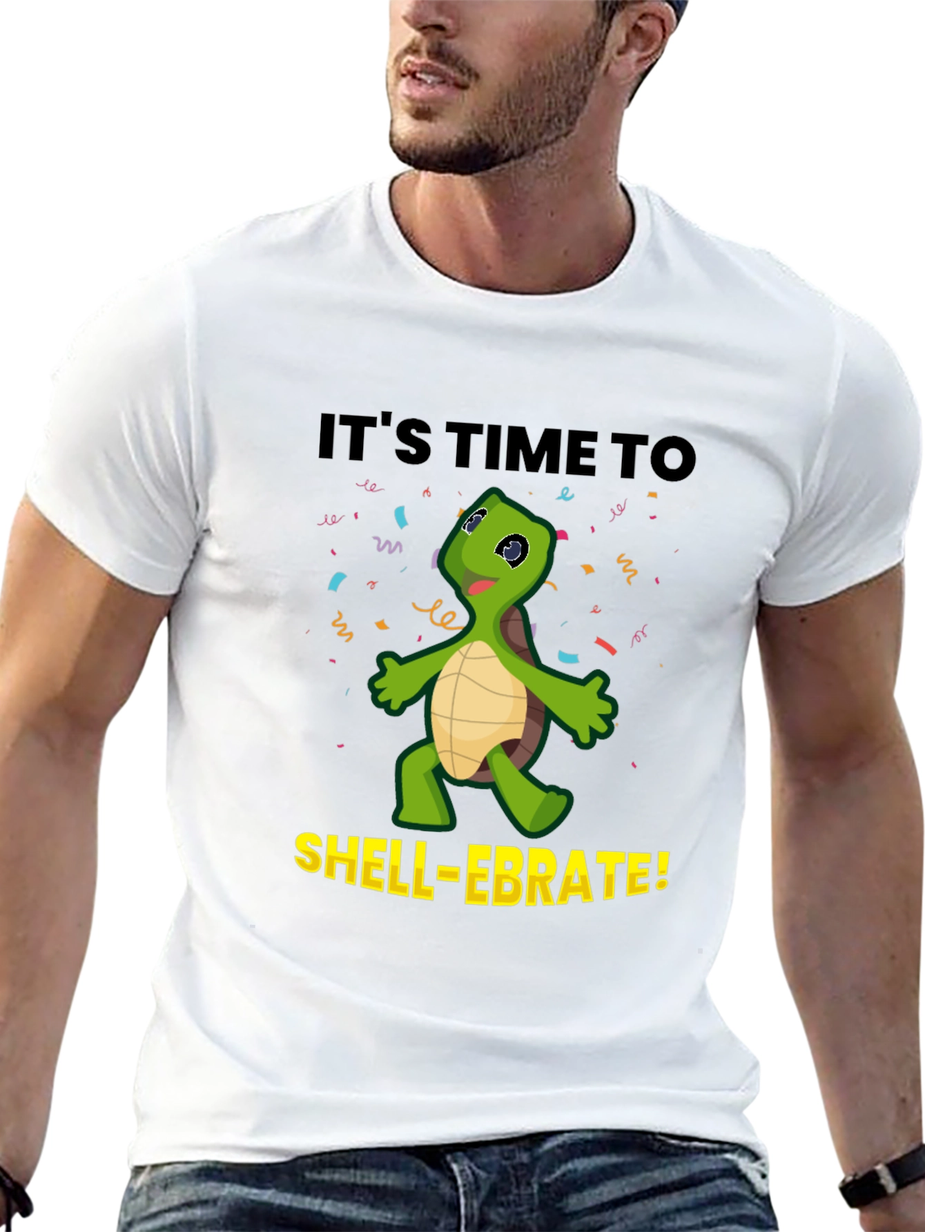Its Time to Shell-ebrate! Fun Turtle T-Shirt