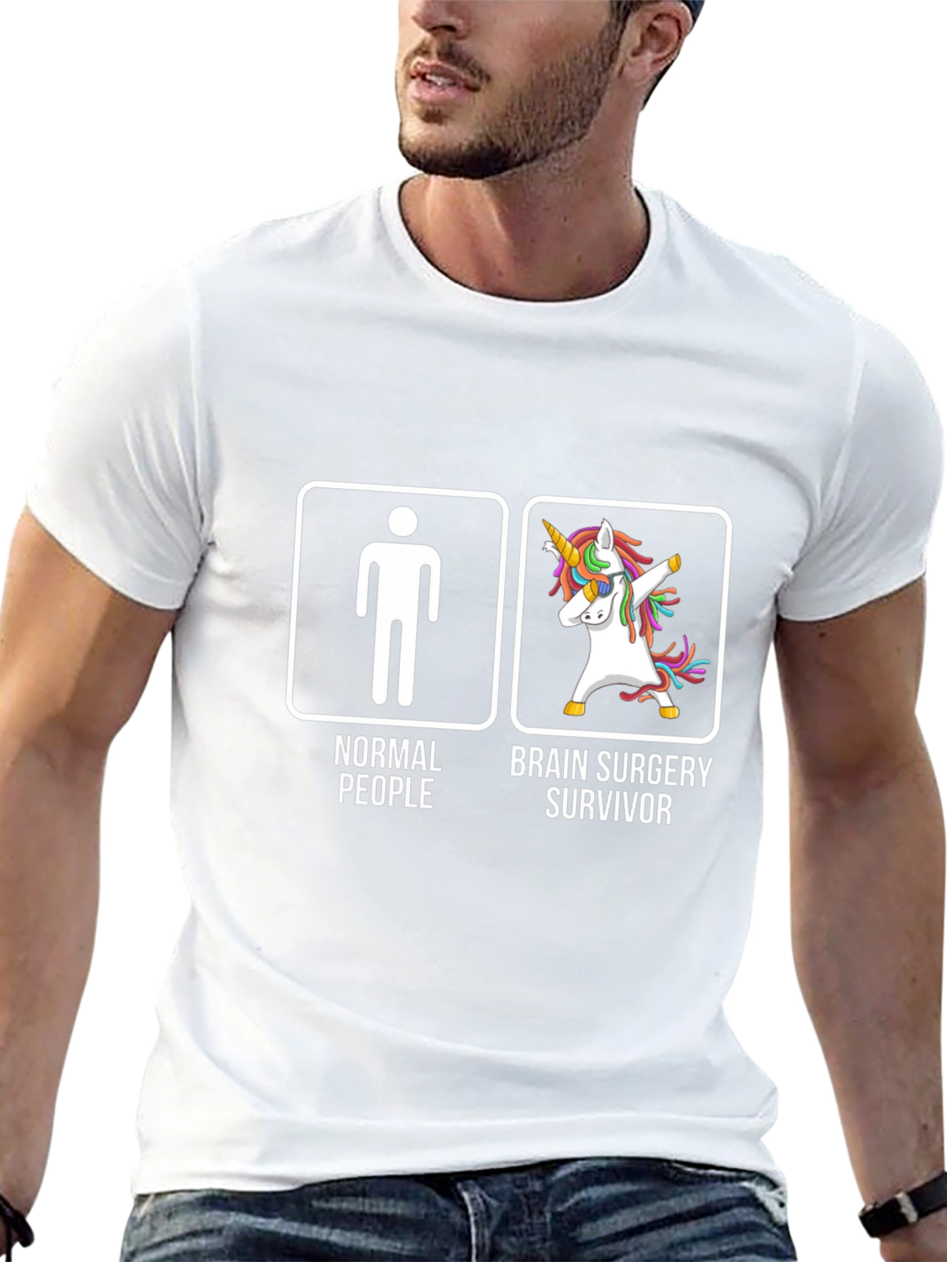 Brain Surgery Survivor Unicorn T-Shirt