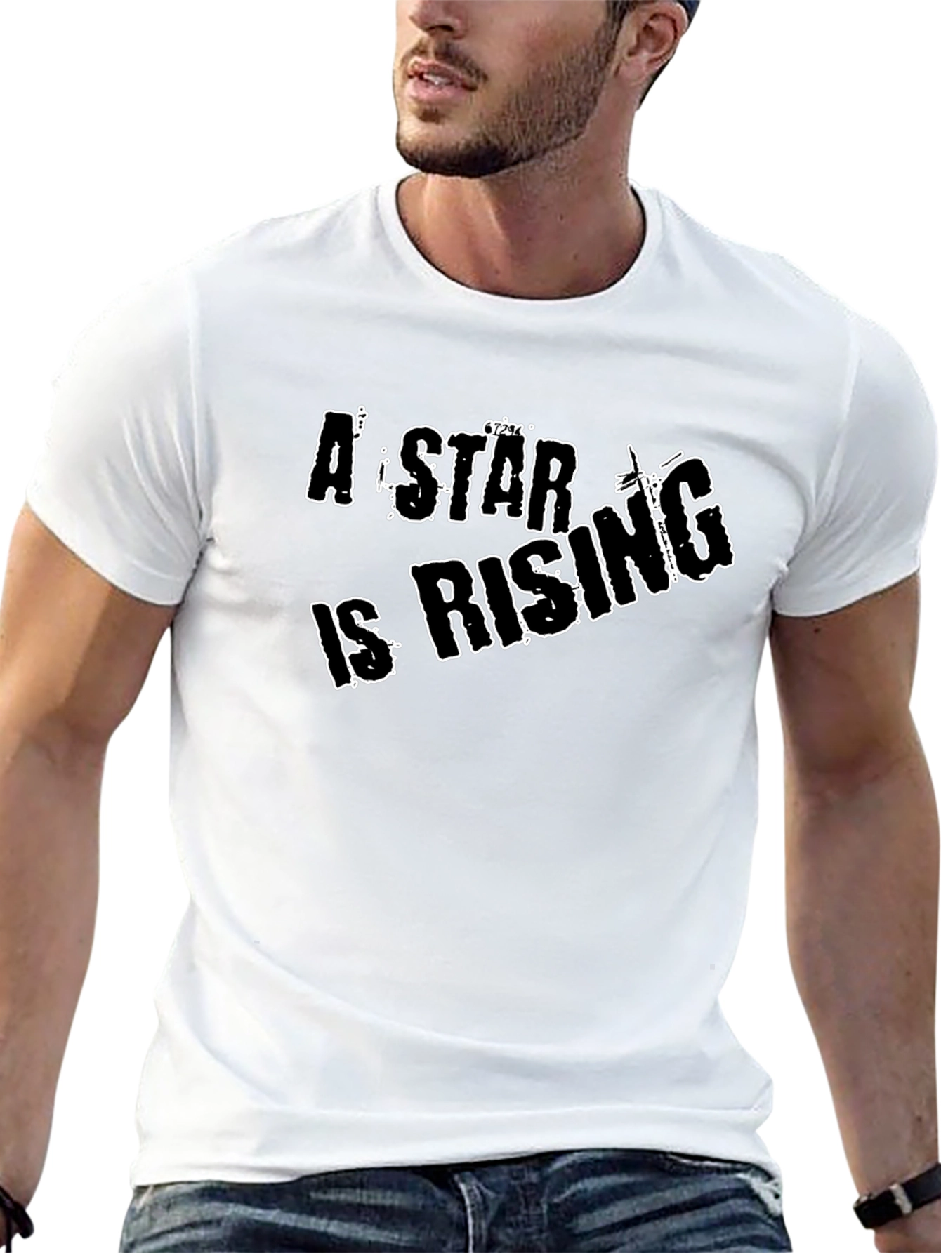 A Star is Rising Black Graphic Tee