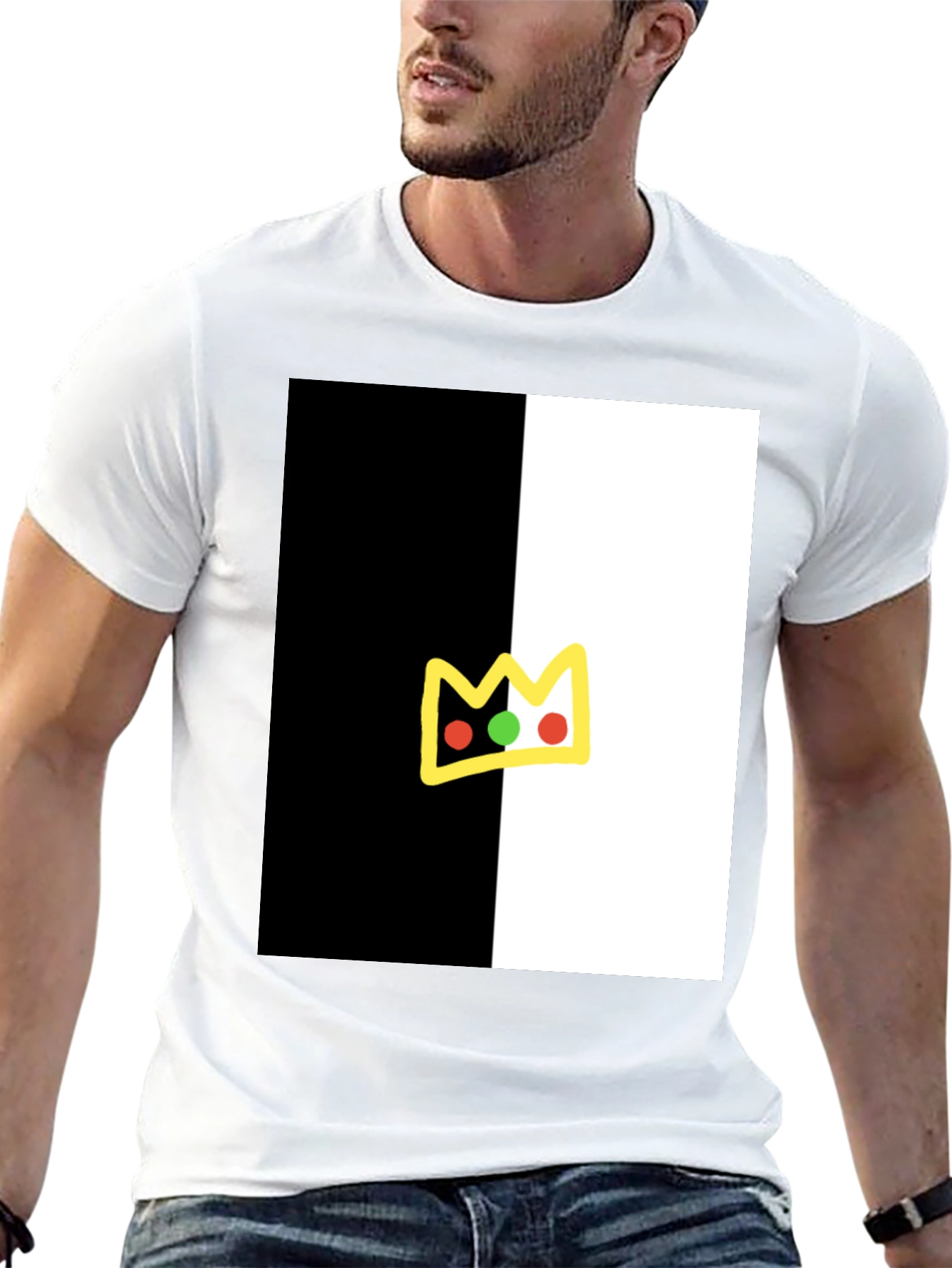 Black and White Crown T-Shirt