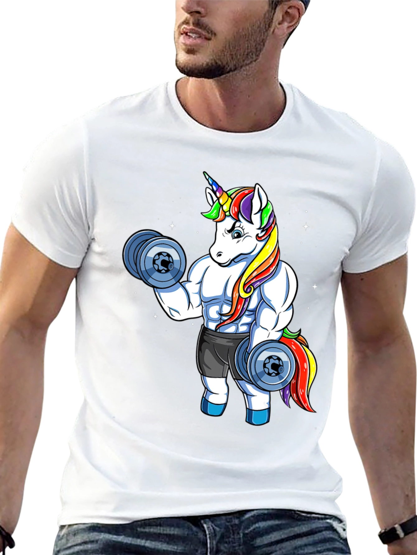 Unicorn Gym Black T-Shirt