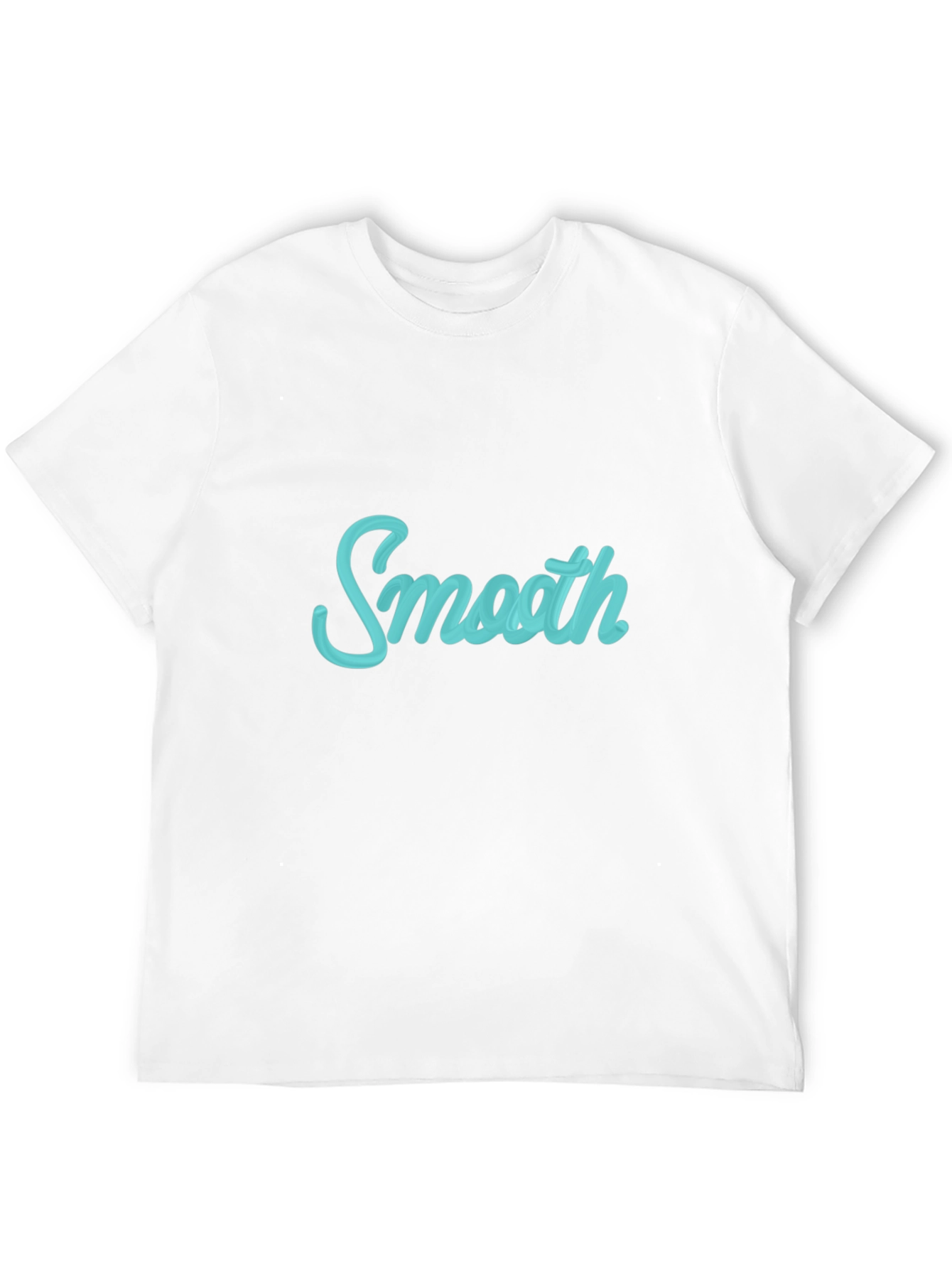 Smooth Graphic Print Black T-Shirt