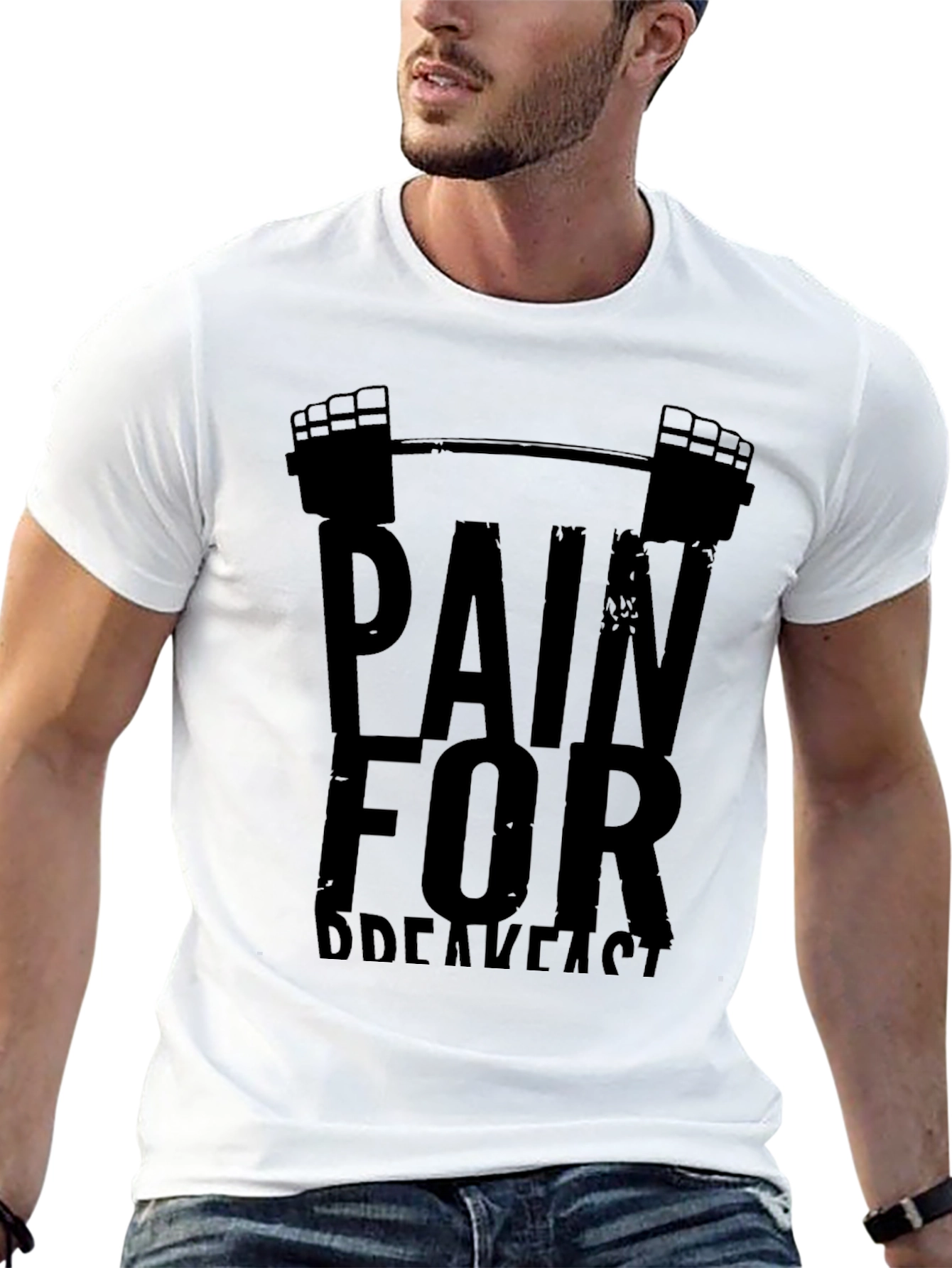 Pain for Breakfast Mens Graphic T-Shirt