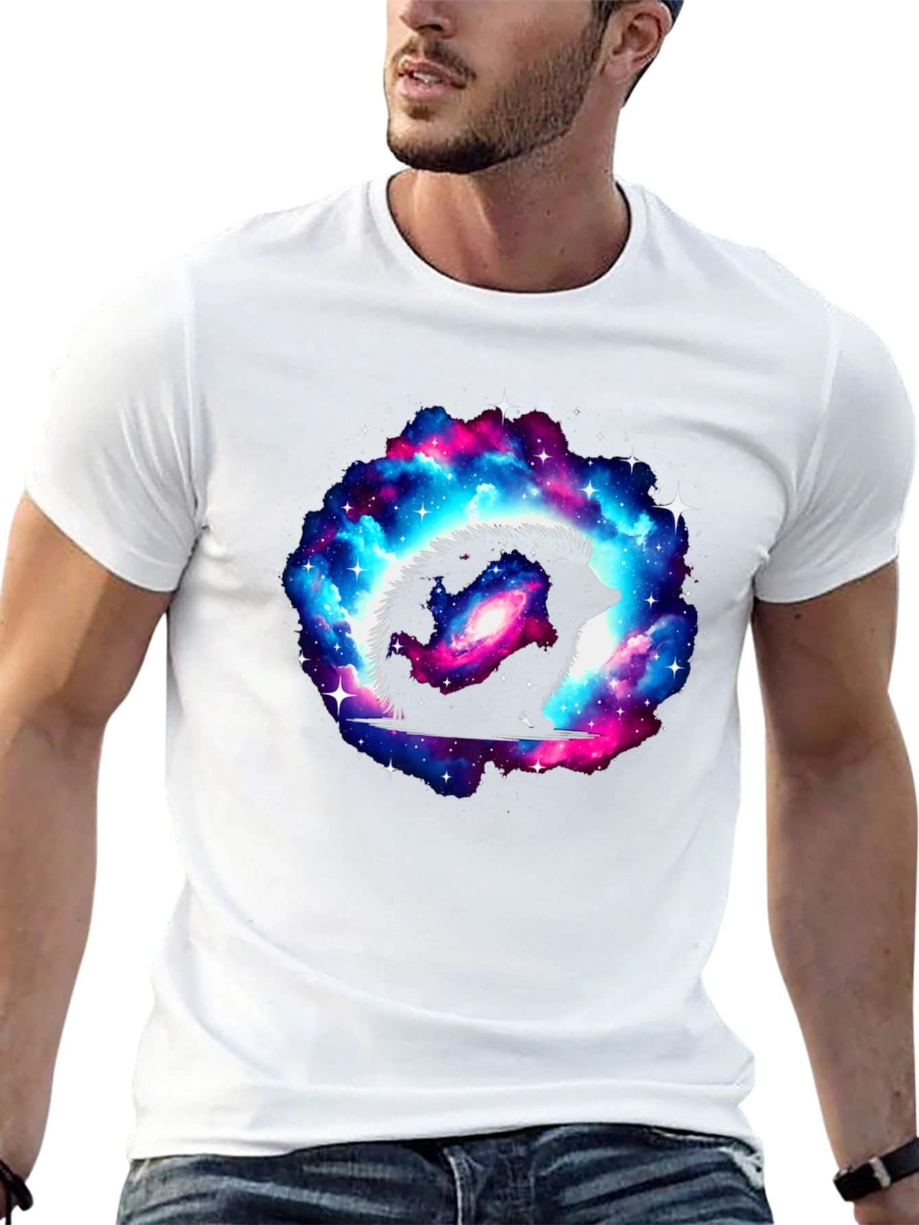Galaxy Hedgehog Graphic Tee