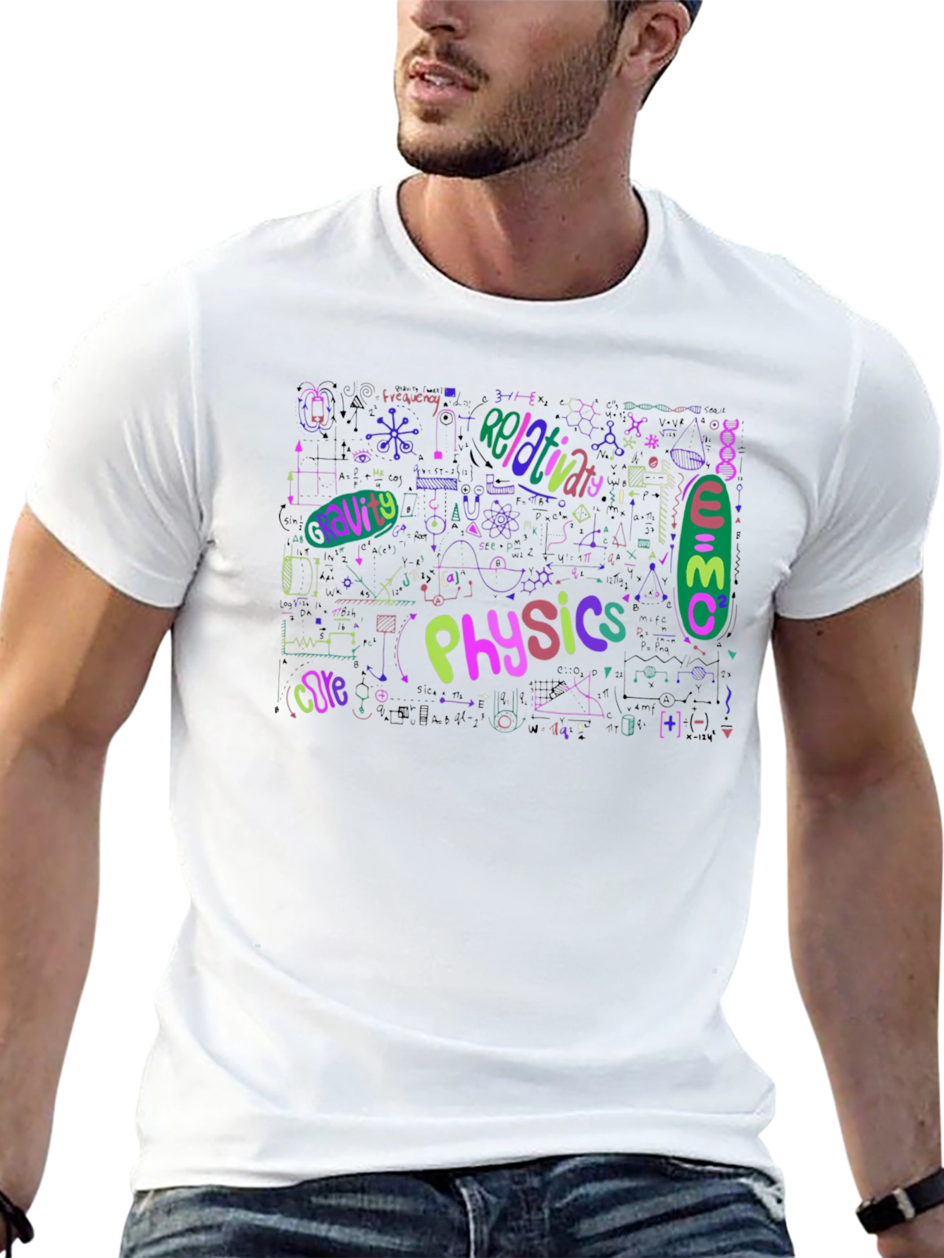 Physics Doodle T-Shirt - Science Graphic Tee